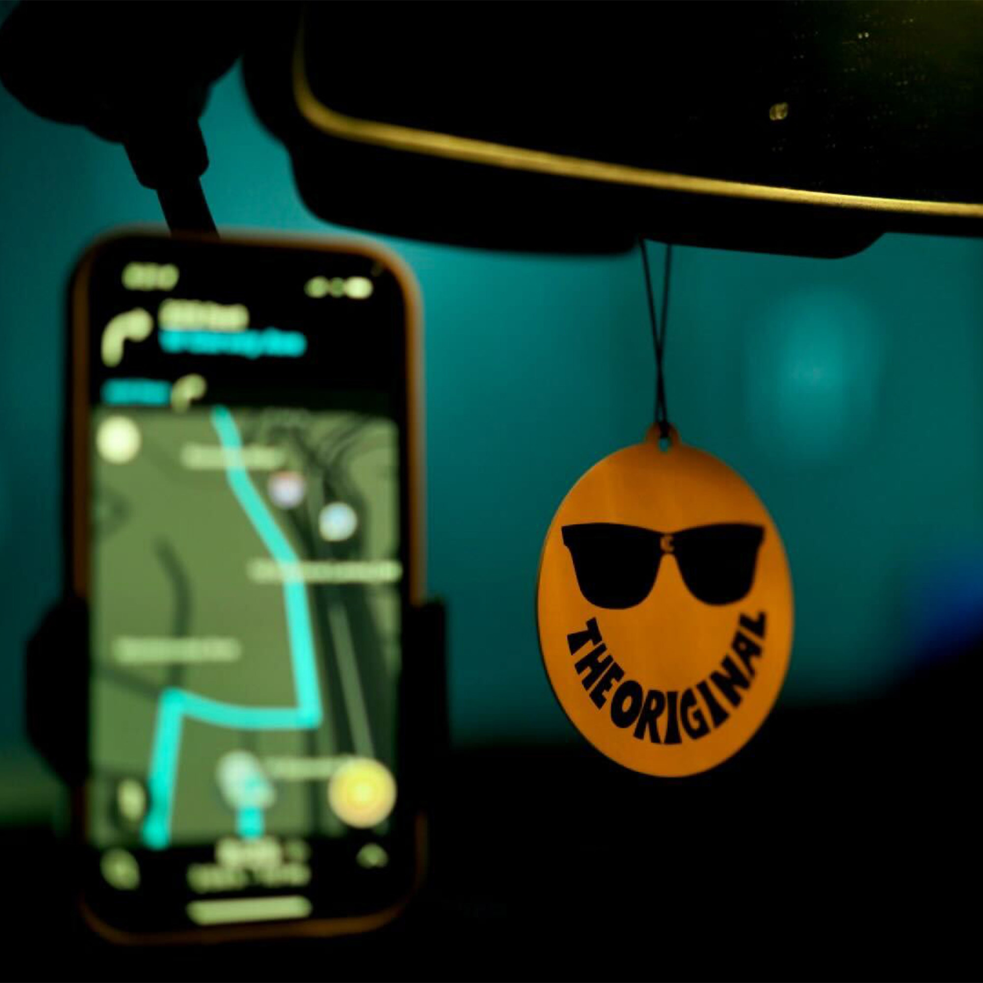 KC HiLiTES KC 3.5" Smiley Air Freshener with Ocean Breeze scent 9963