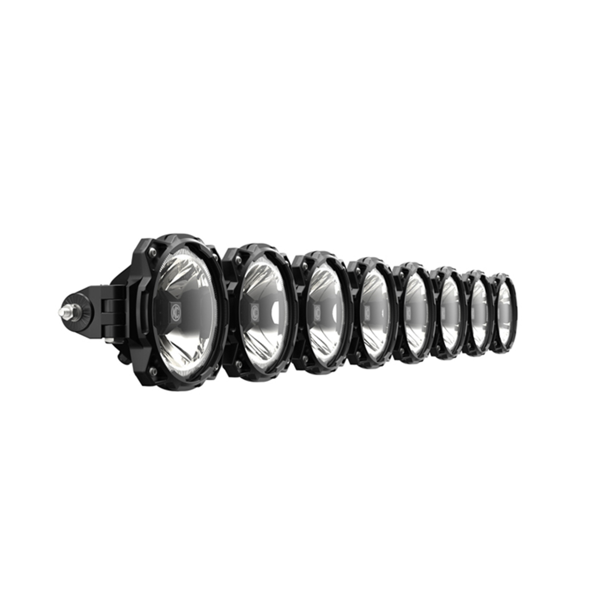 KC HiLiTES KC Pro6 Gravity LED 50in 8-Light Combo System Universal 91308