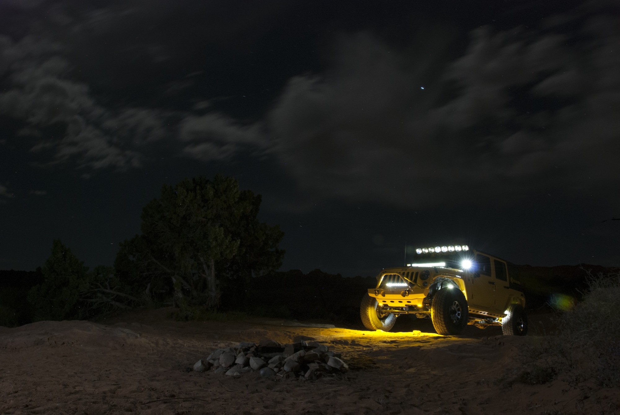 KC HiLiTES KC Pro6 Gravity LED 50in 8-Light Combo System 2007-2018 Jeep Wrangler JK 91313