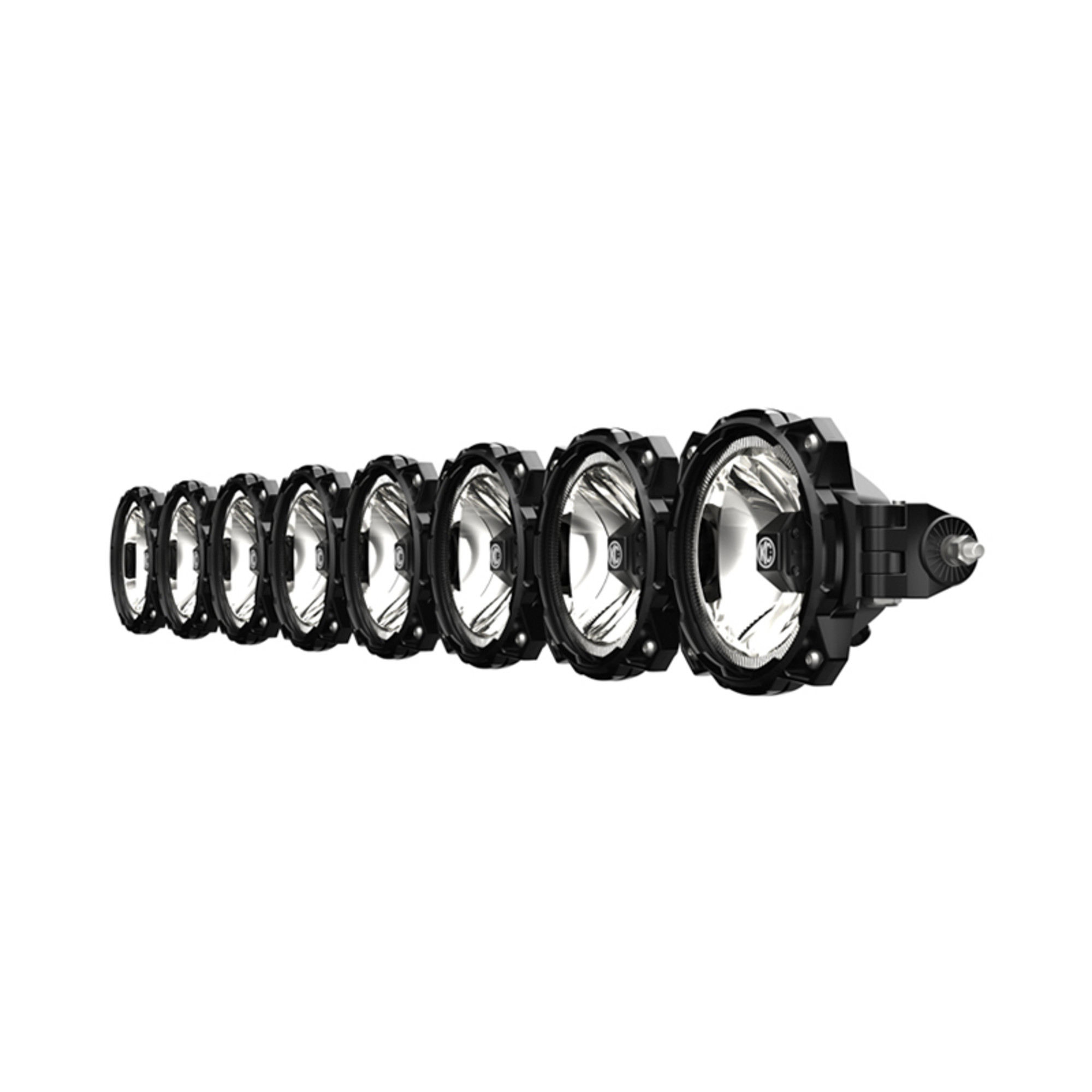 KC HiLiTES KC Pro6 Gravity LED 50in 8-Light Combo System 2007-2018 Jeep Wrangler JK 91313