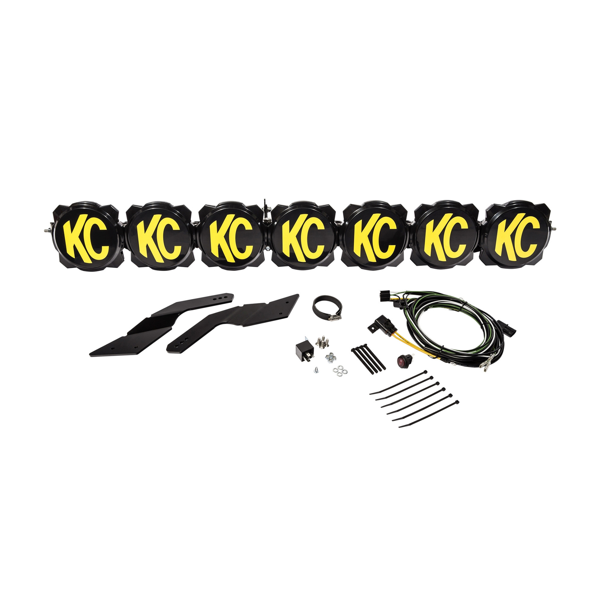 KC HiLiTES KC Pro6 Gravity LED 45in 7-Light Combo System - 2017-2023 Can-Am Maverick X3 91334