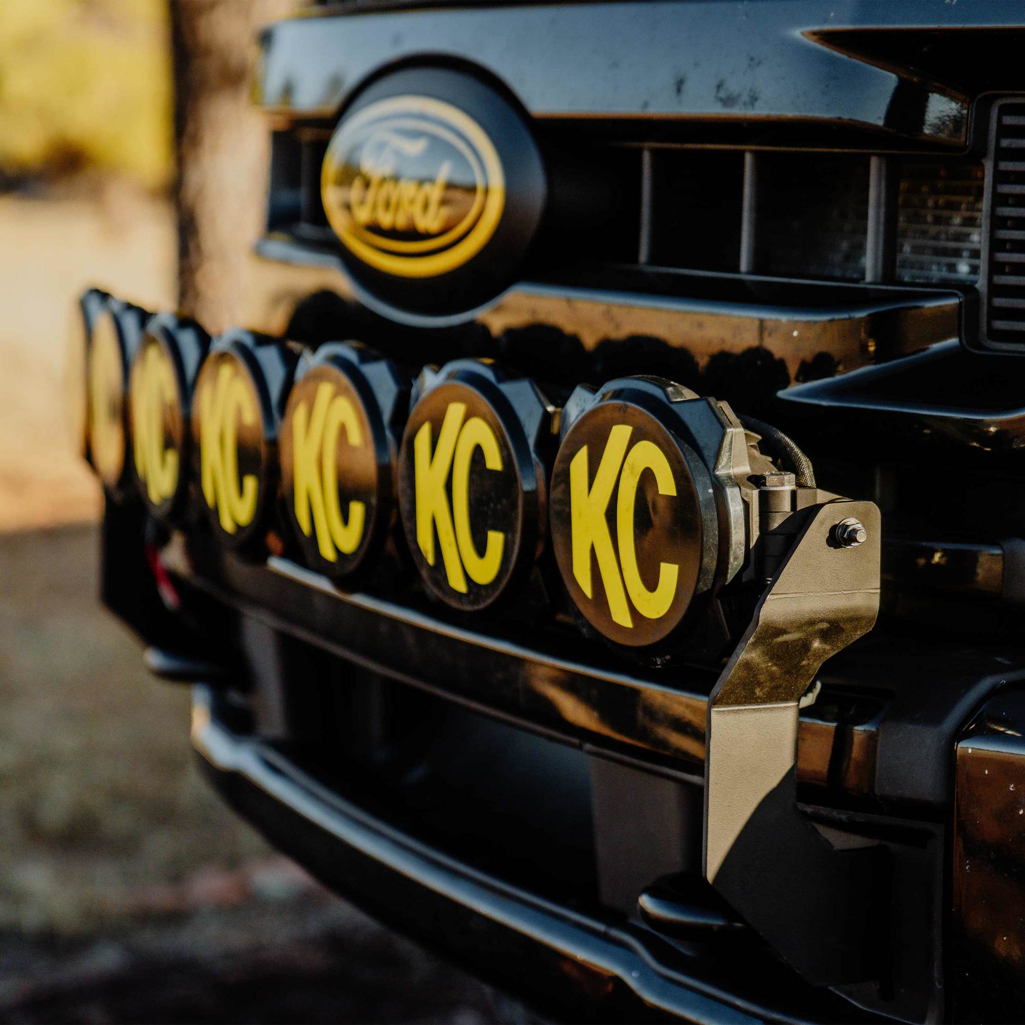 KC HiLiTES Gravity LED Pro6 - 7-Lt Bar Kt - Frnt Bmpr - 2017-2024 Ford Super Duty 91346