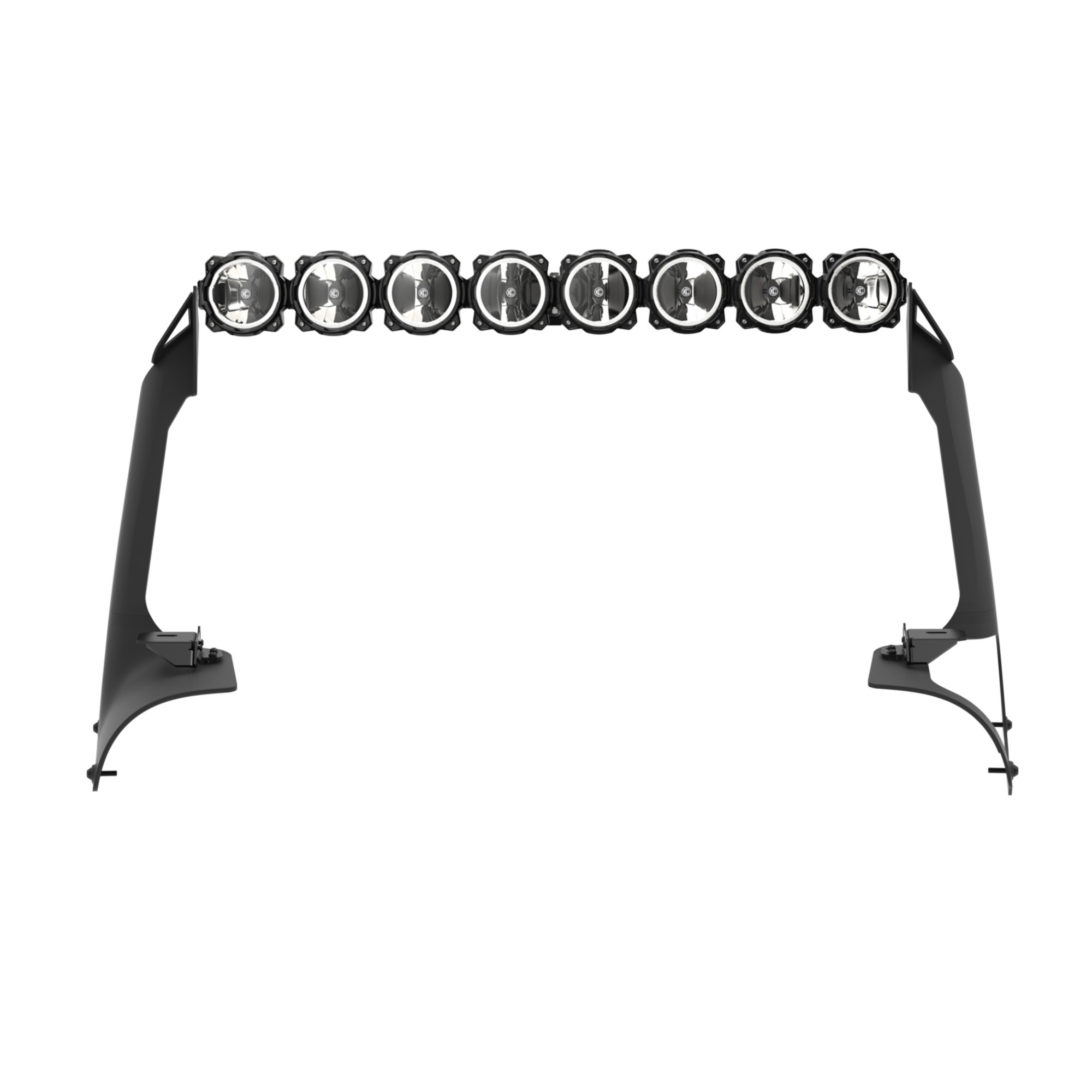KC HiLiTES Pro6 Gravity LED 50" 8-Lt Ovrhd Cmbo Sys - 21-25 Jeep Wrangler (Hybrid ONLY) 91340