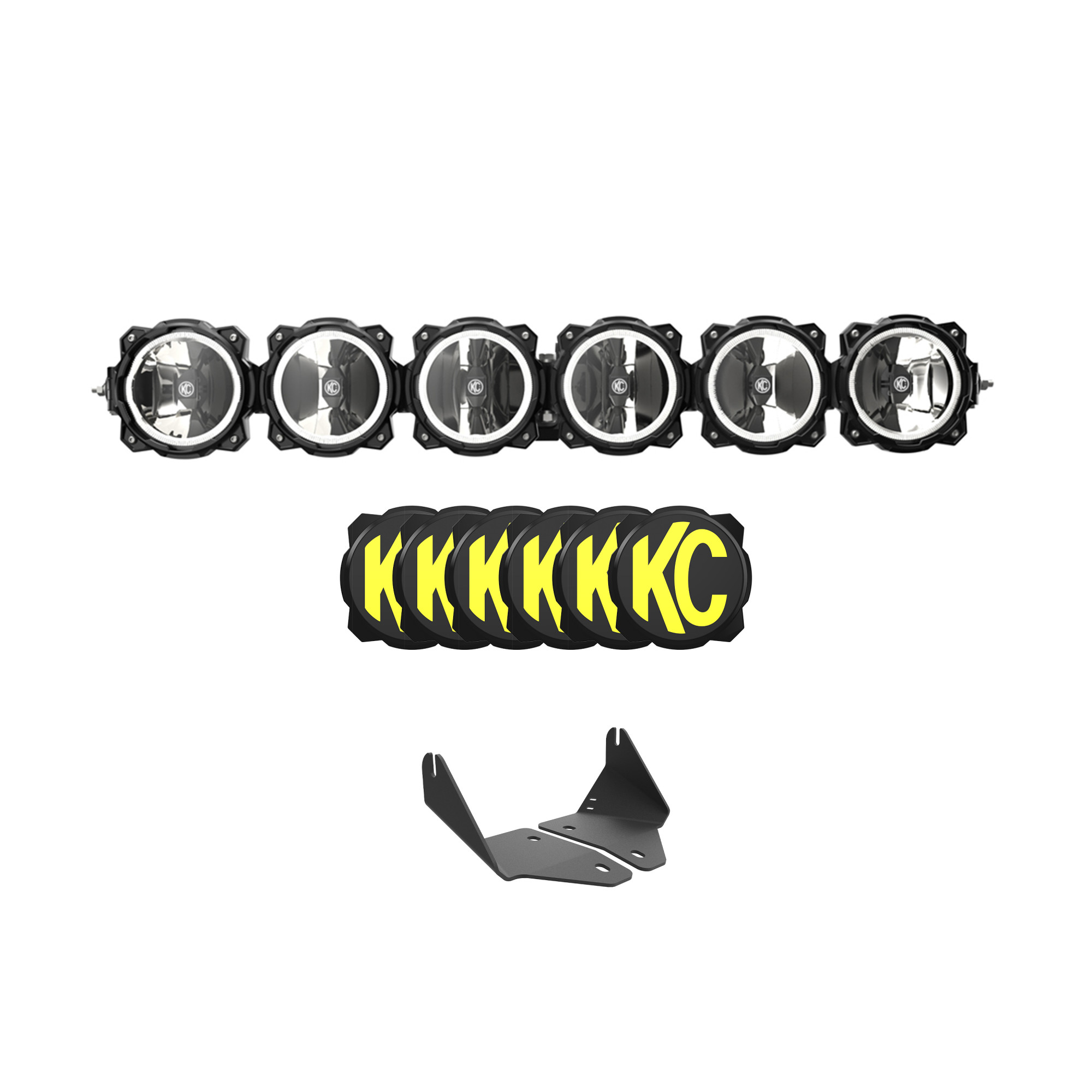 KC HiLiTES KC Pro6 Gravity LED 39in 6-Light Combo Polaris RZR System 91342