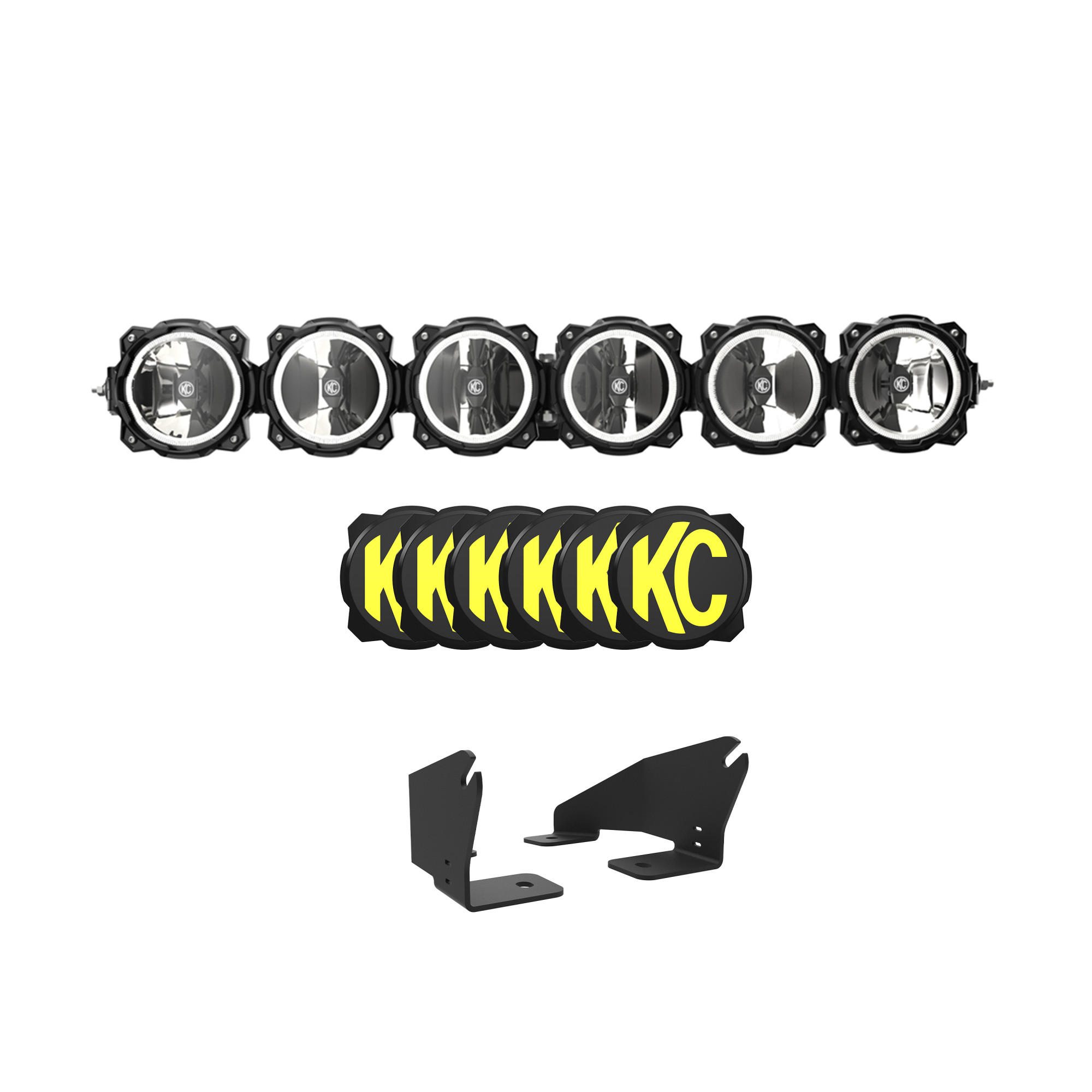 KC HiLiTES KC Pro6 Gravity LED 39in 6-Light Combo Polaris RZR Pro R System 91343