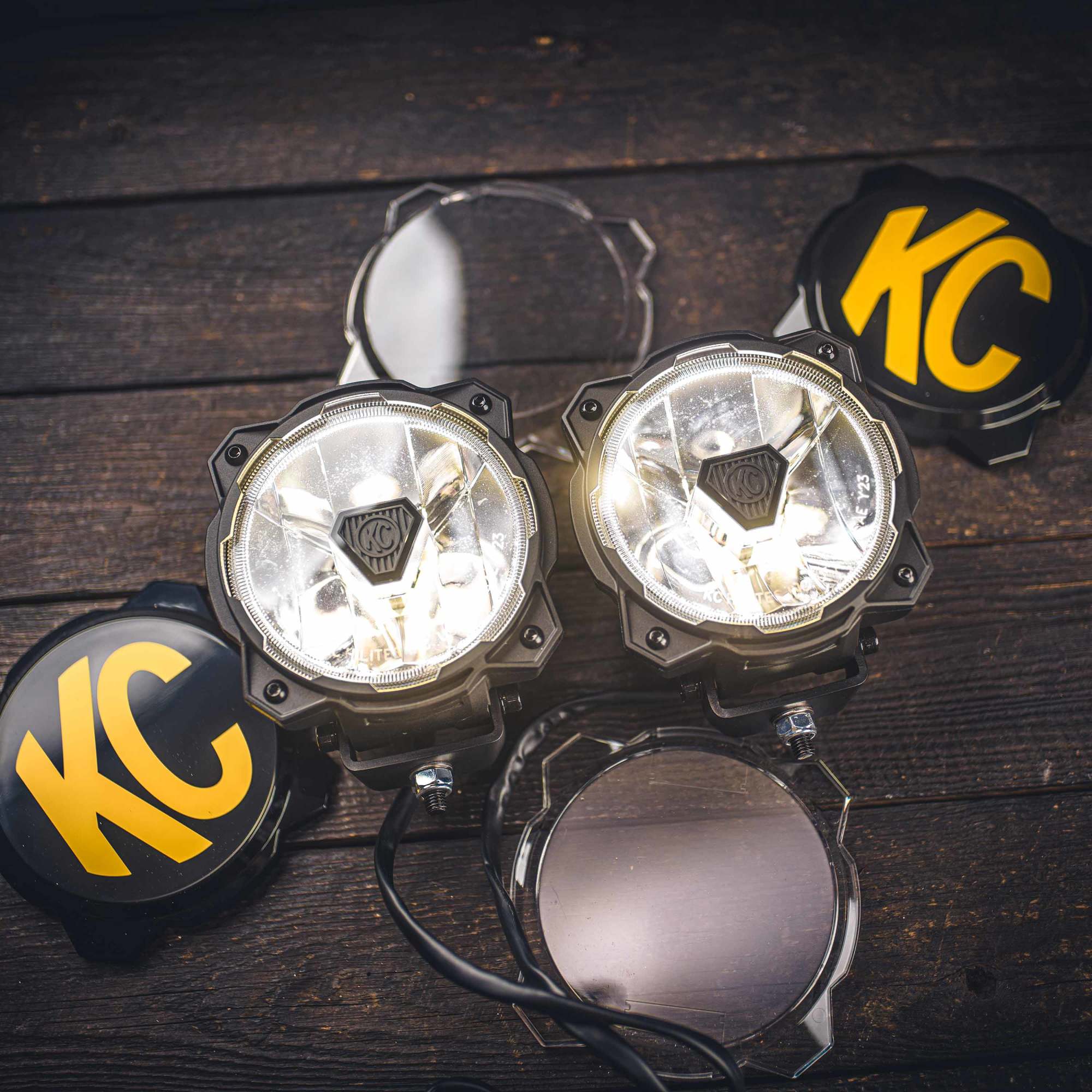 KC HiLiTES Gravity® Titan™ LED - 6" 2-Pack - Wide-40 Beam 91403