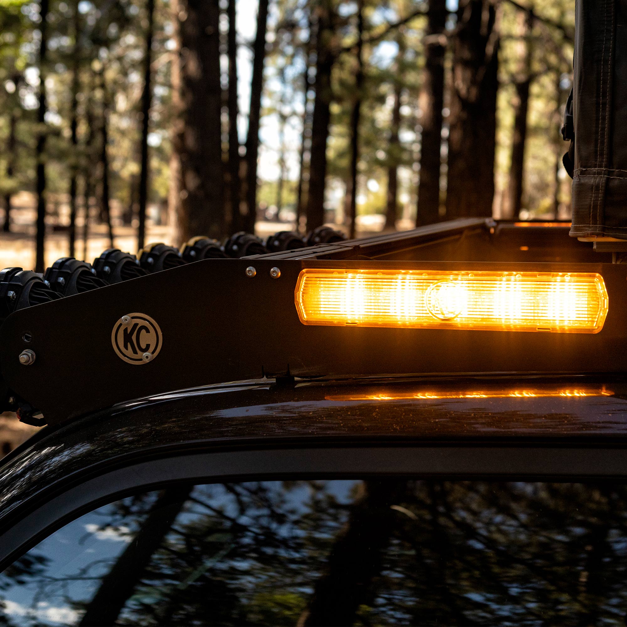 KC HiLiTES M-RACK Amber Light Cover - 4 Pack 92003