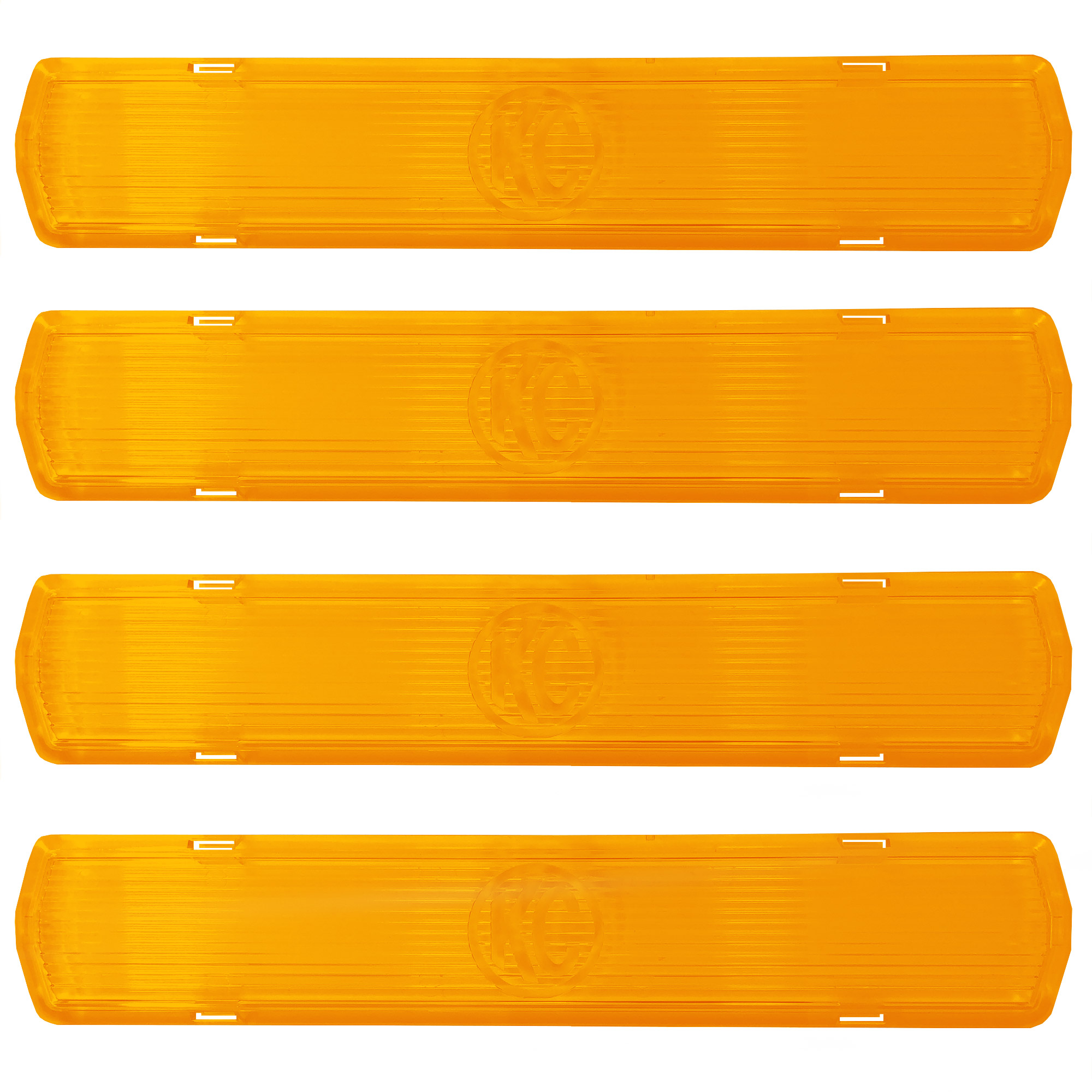 KC HiLiTES M-RACK Amber Light Cover - 4 Pack 92003