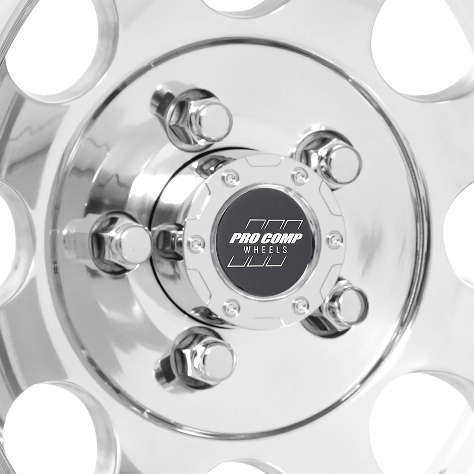 Pro Comp Vintage Polished 15x10 5x4.5 3.625BS Offset -47mm Cap P/N 7327041 1069-5165