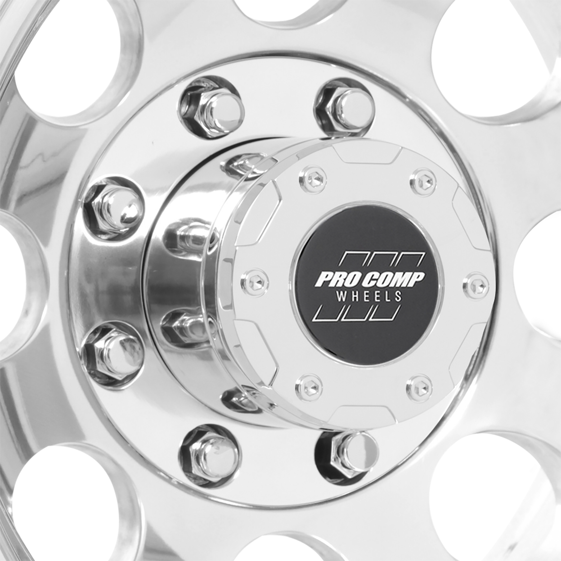 Pro Comp Vintage Polished 16x8 8x6.5 4.5BS Offset 0mm Cap P/N 7515041 1069-6882