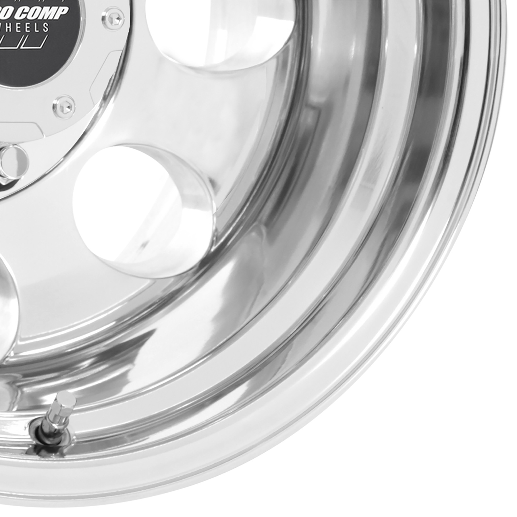 Pro Comp Vintage Polished 18x9 8x6.5 4.75BS Offset -6mm Cap P/N 7515041 1069-8982