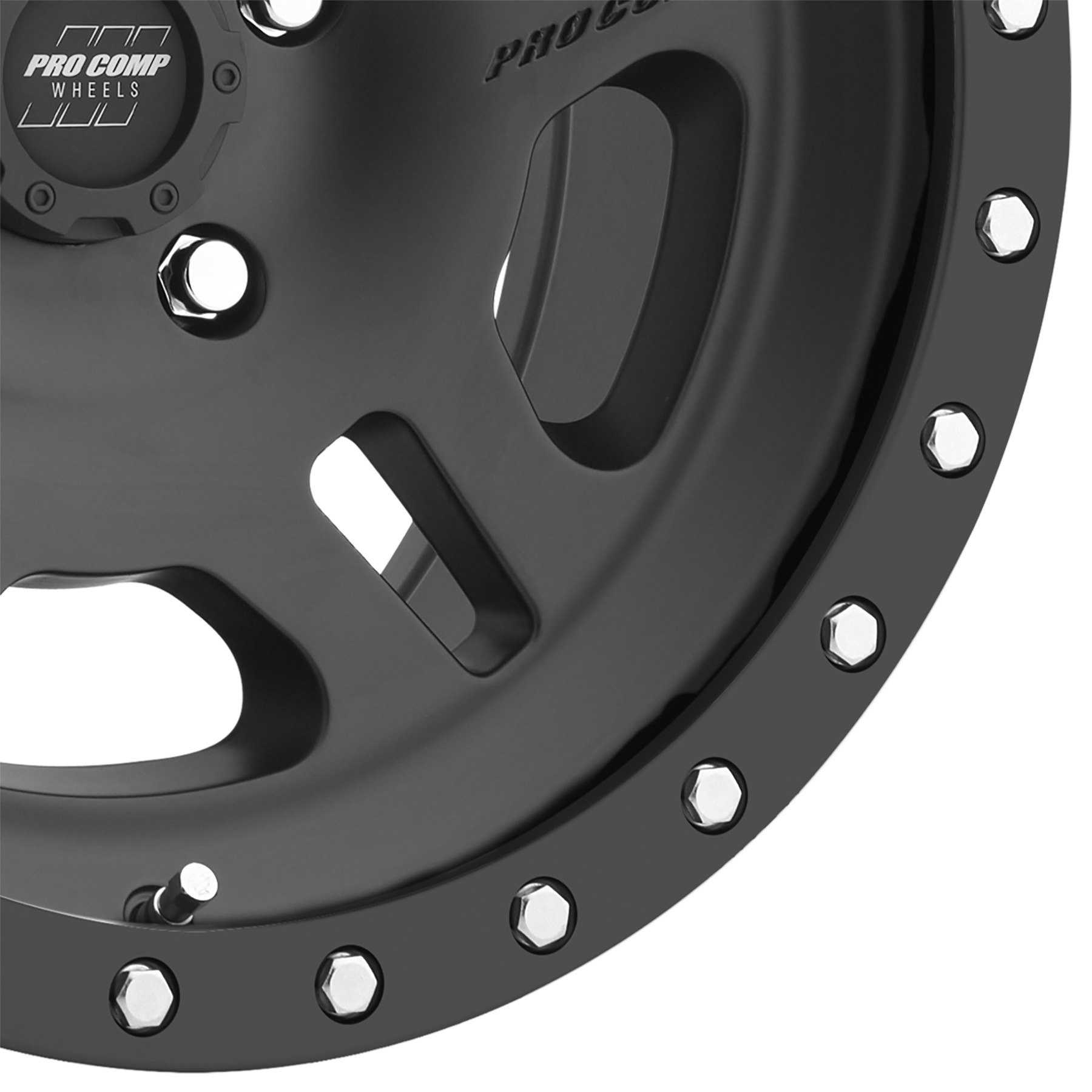 Pro Comp La Paz Satin Black 16x8 5x4.5 4.5BS Offset 0mm Cap P/N 502932700 5029-6865