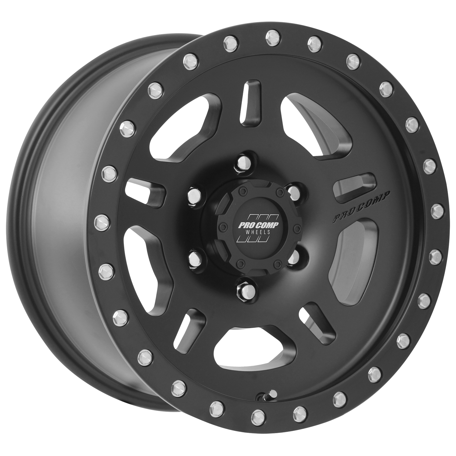 Pro Comp La Paz Satin Black 16x8 6x5.5 4.5BS Offset 0mm Cap P/N 502942500 5029-6883