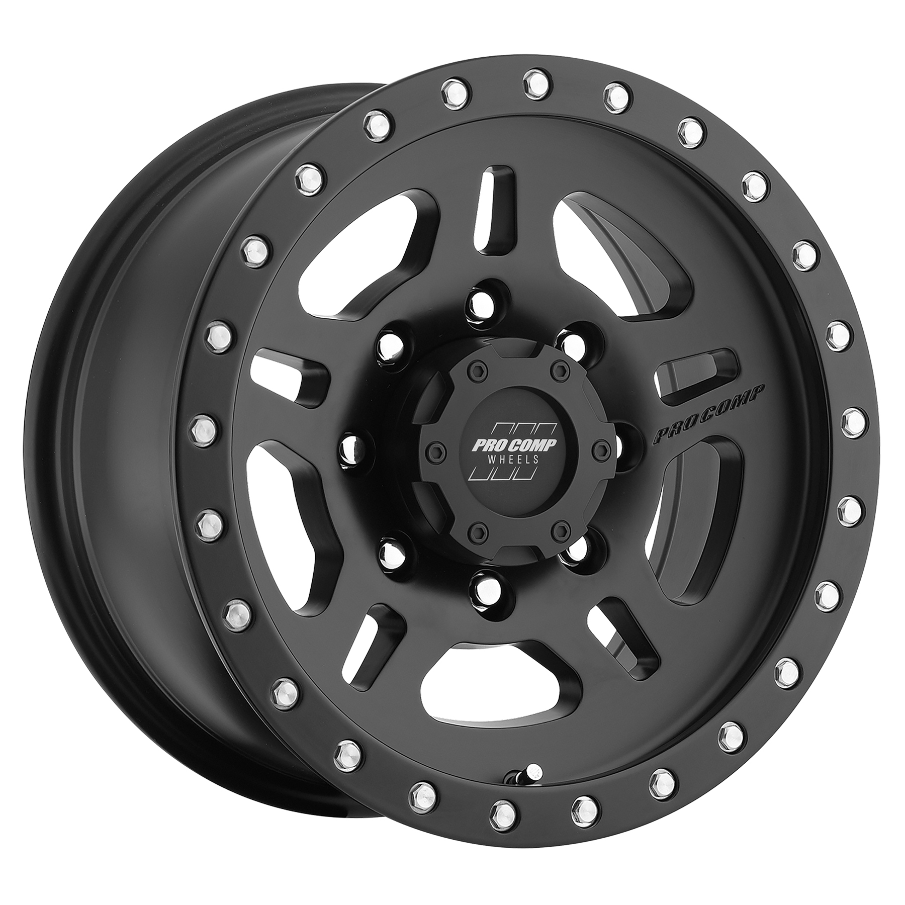Pro Comp La Paz Satin Black 17x8.5 8x6.5 4.75BS Offset 0mm Cap P/N 502951500 5029-78582