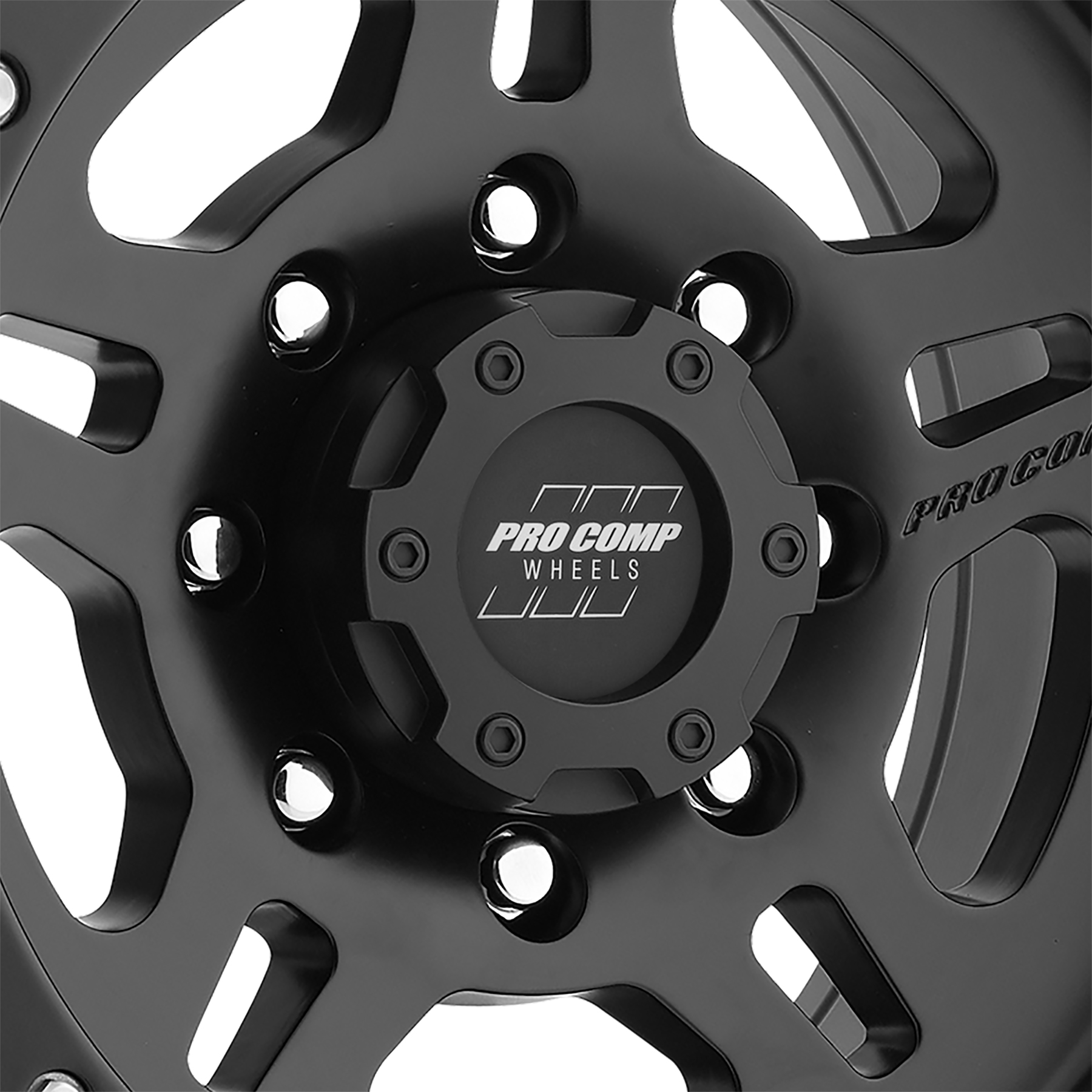 Pro Comp La Paz Satin Black 17x8.5 8x6.5 4.75BS Offset 0mm Cap P/N 502951500 5029-78582