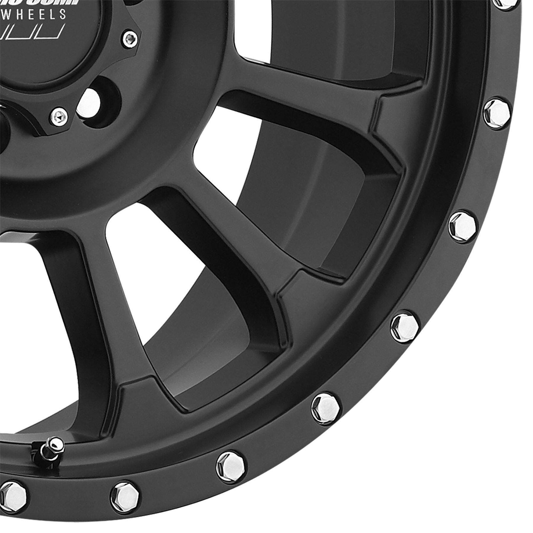 Pro Comp Rockwell Satin Black 20X9 6x5.5 4.5BS Offset 0mm Cap P/N 503434200 5034-2983