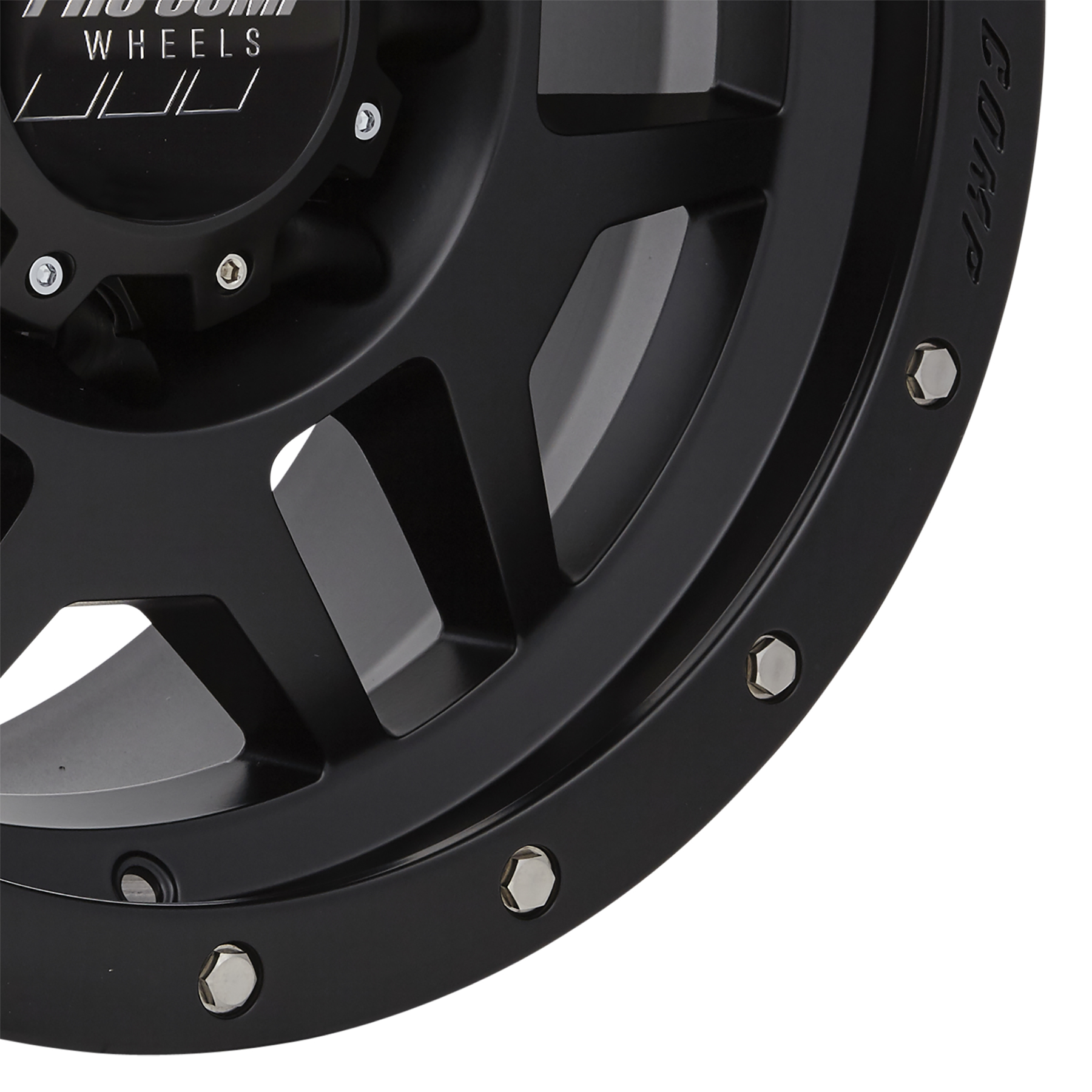 Pro Comp Phaser Satin Black 18x9 8x170 5BS Offset 0mm Cap P/N 5041867000 5041-897050