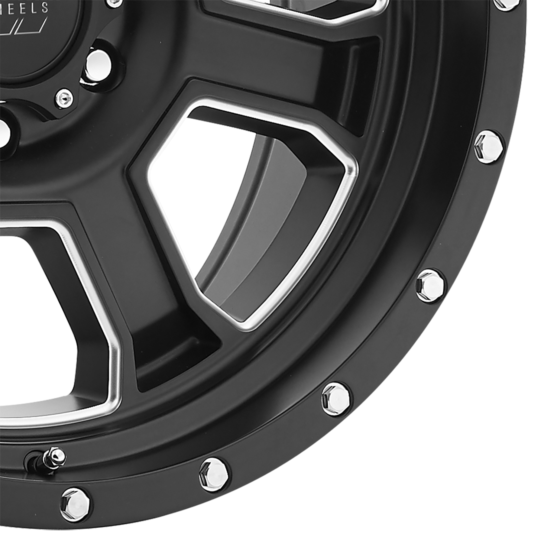 Pro Comp Sledge Satin Black Milled 20X9 6x5.5 5BS Offset 0mm Cap P/N 503434200 5143-2983
