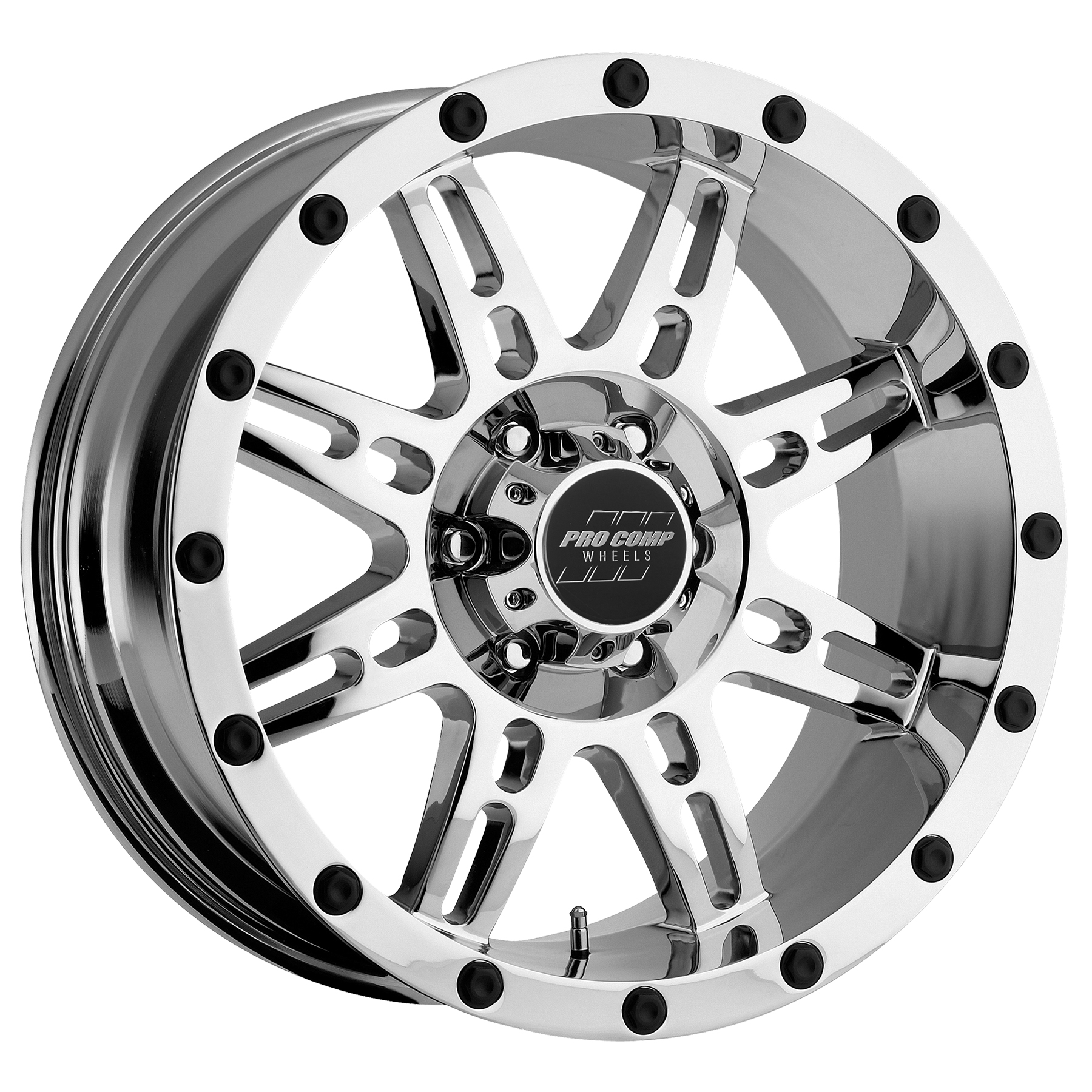 Pro Comp Stryker Chrome 20x9 6x5.5 5BS Offset 0mm Cap P/N 603165500 6631-2983
