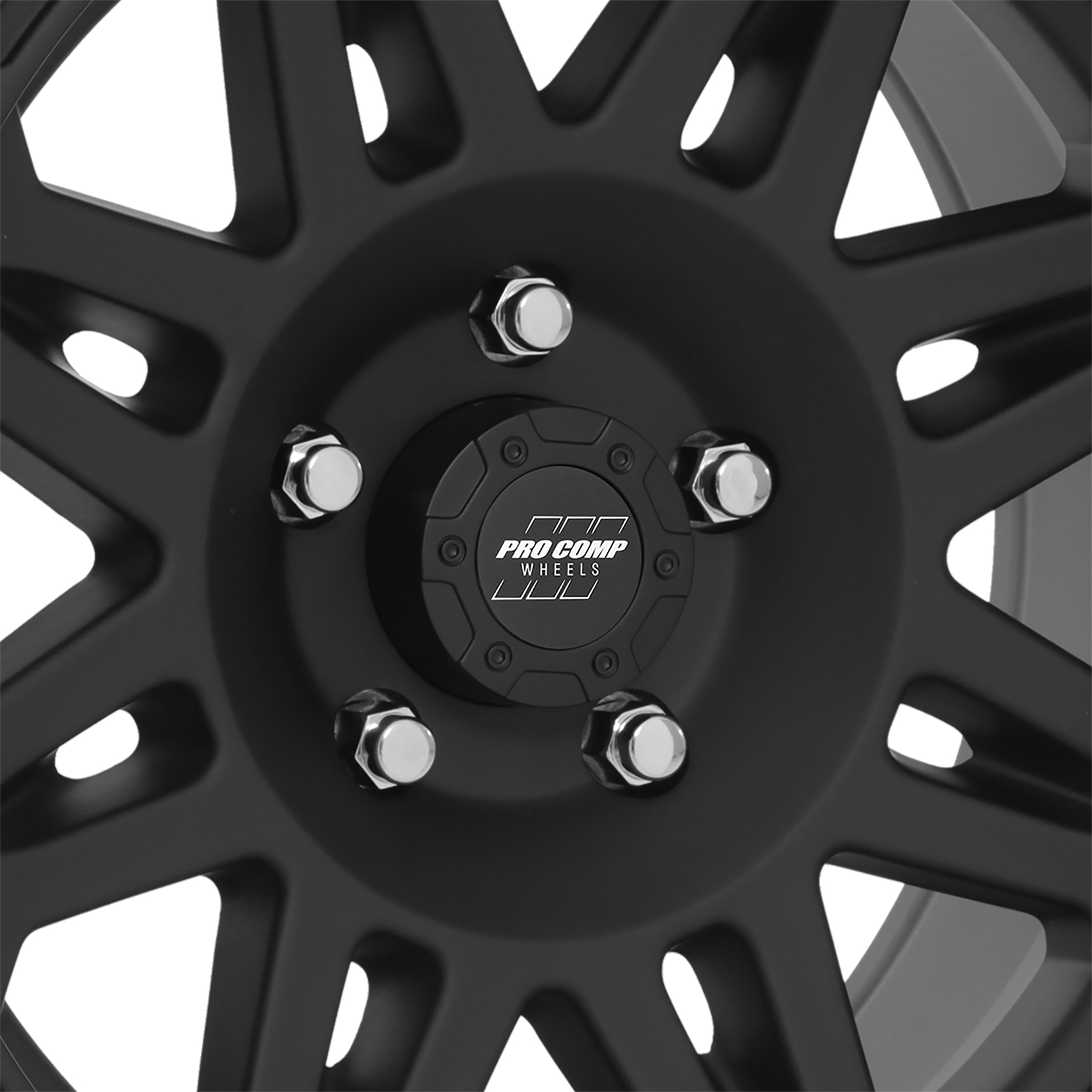 Pro Comp Torq Matte Black 17x8 5x5 4.5BS Offset 0mm Cap P/N 8327041 7005-7873