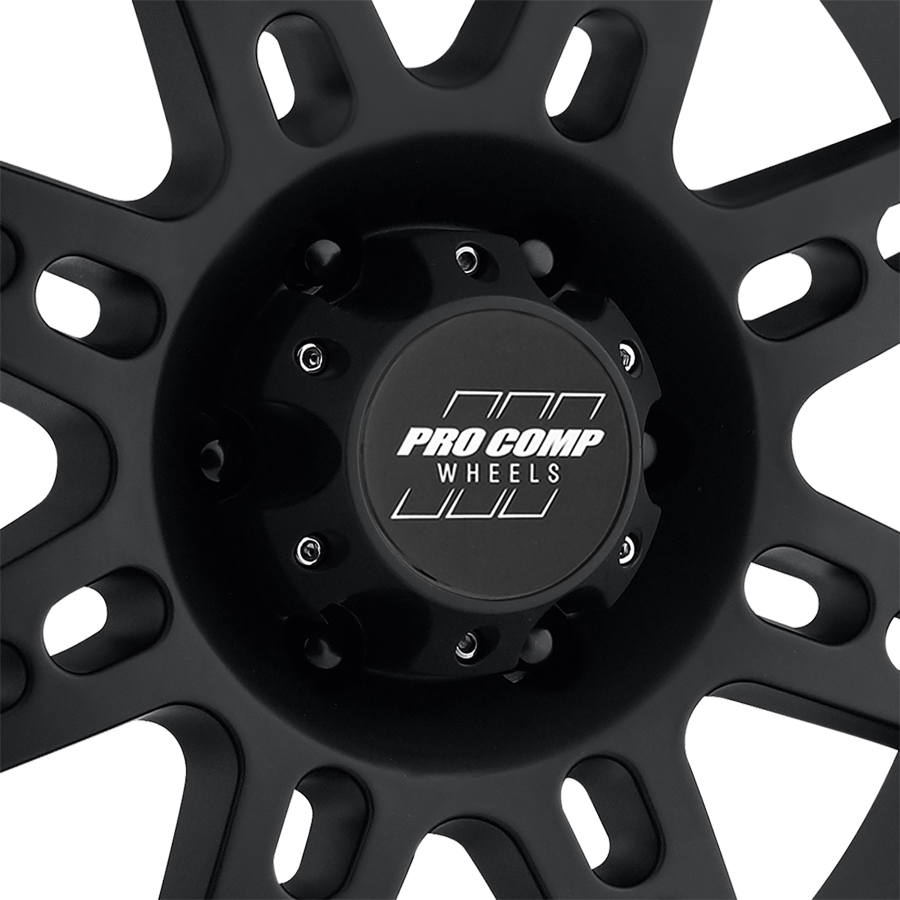 Pro Comp Stryker Matte Black 17x9 6x135 4.75BS Offset -6mm Cap P/N 703165500 7031-7936