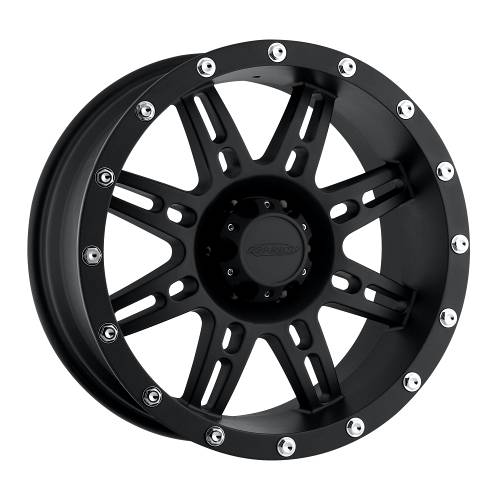 Pro Comp Prodigy Satin Black 18x9 8x170 5BS Offset 0mm Cap P/N 504651502 7046-8970