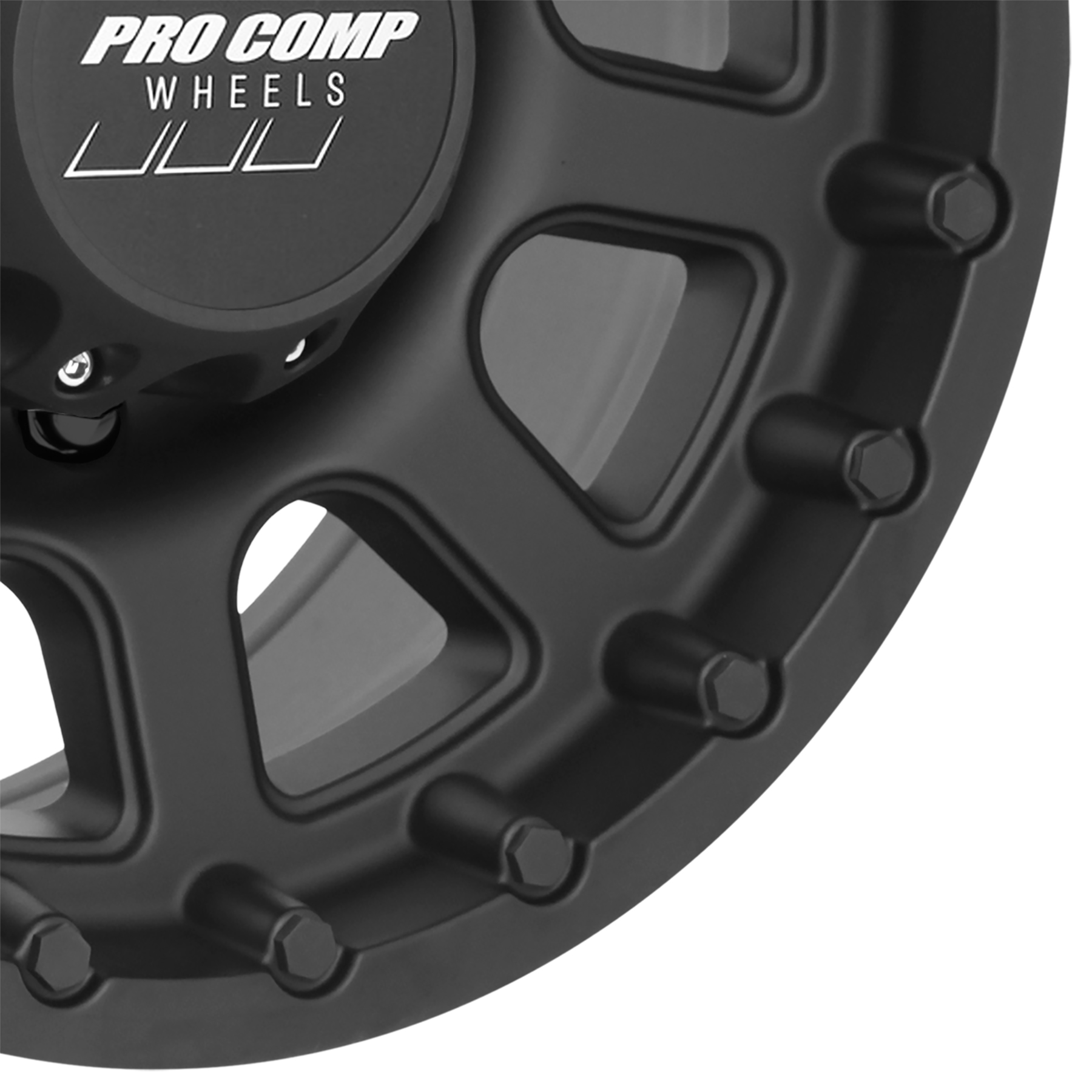 Pro Comp Bandido Matte Black 17x9 8x170 4.75BS Offset -6mm Cap P/N 703186500 7032-7970