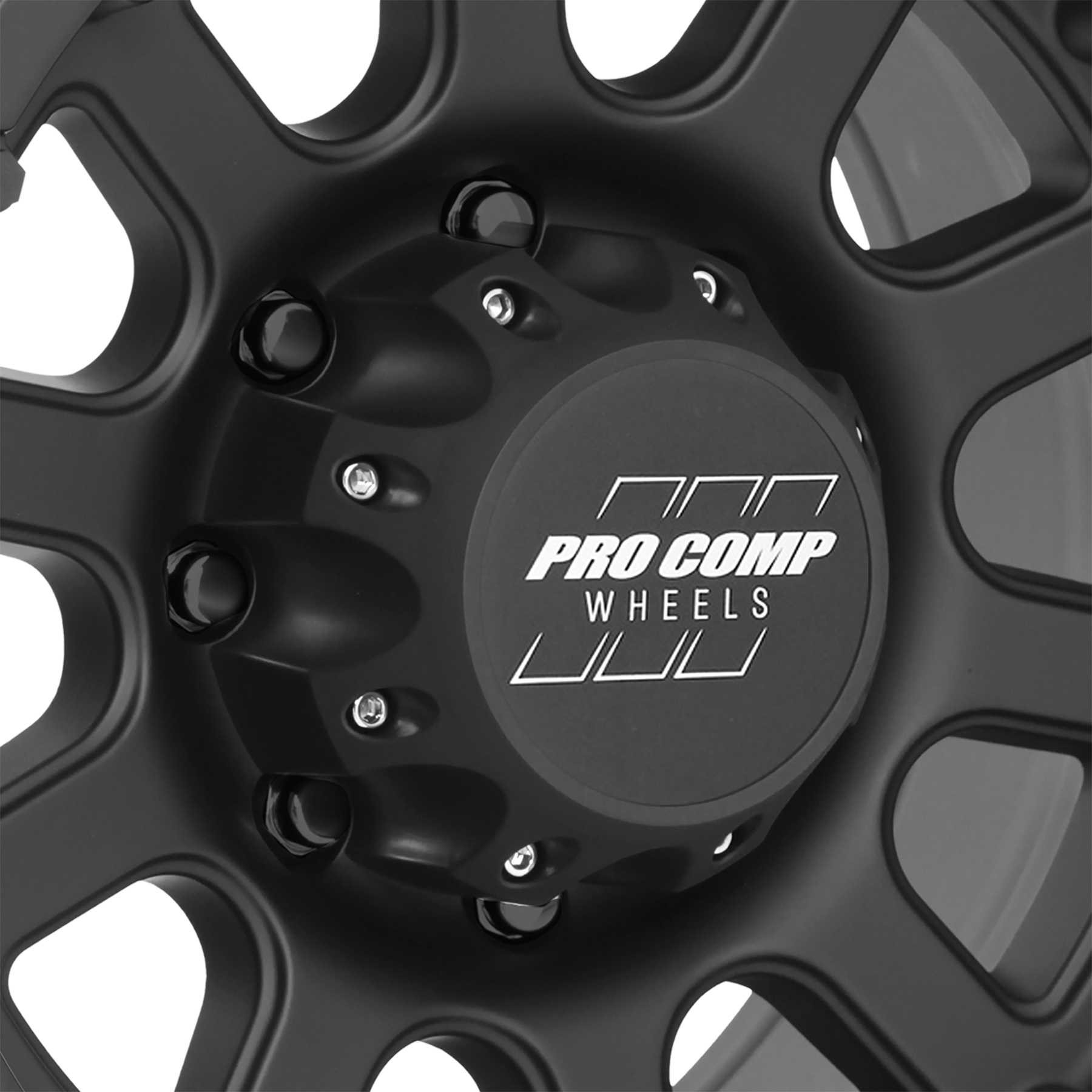 Pro Comp Bandido Matte Black 17x9 8x6.5 4.75BS Offset -6mm Cap P/N 703186500 7032-7982