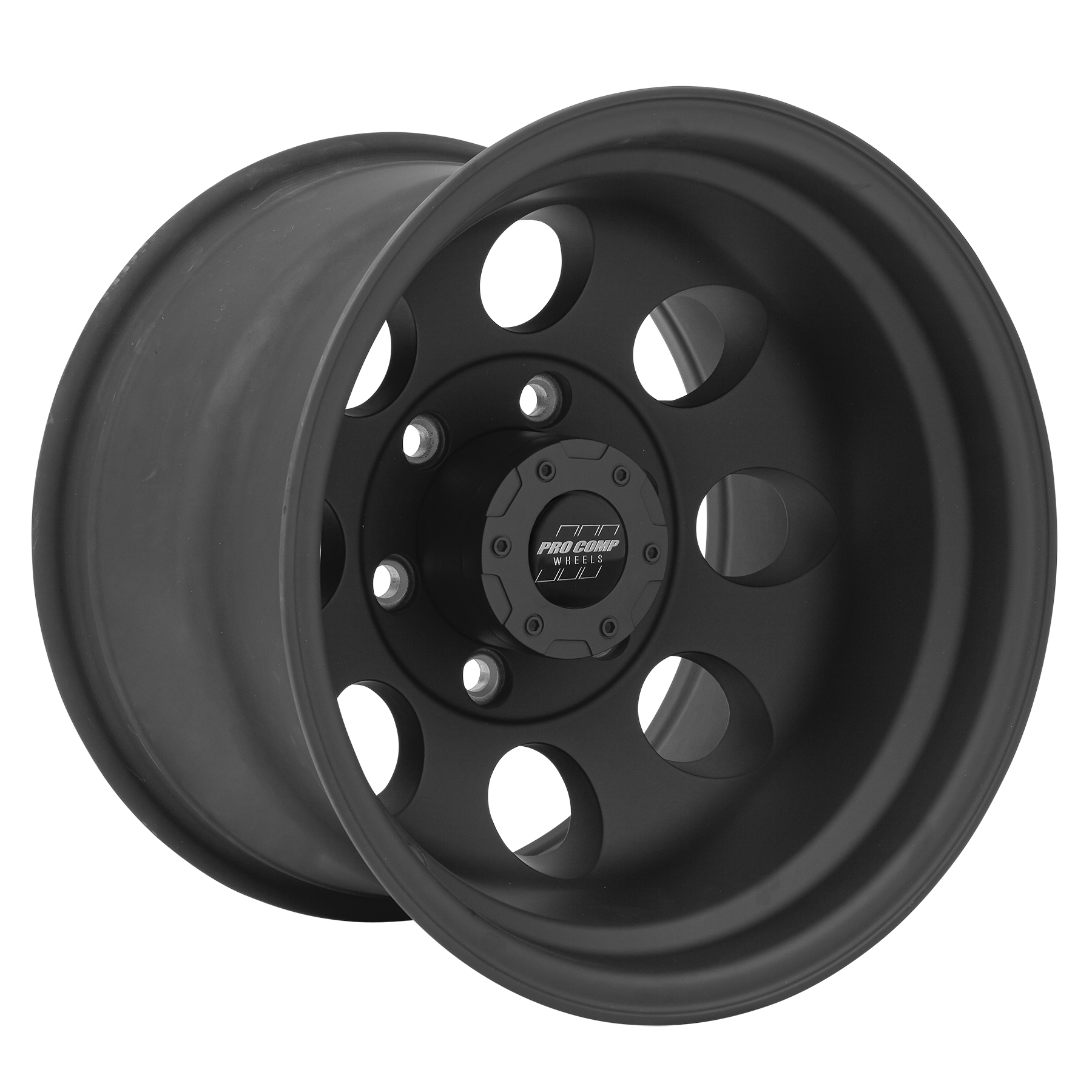 Pro Comp Vintage Matte Black 15x10 6x5.5 3.625BS Offset -47mm Cap P/N 8425041 7069-5183
