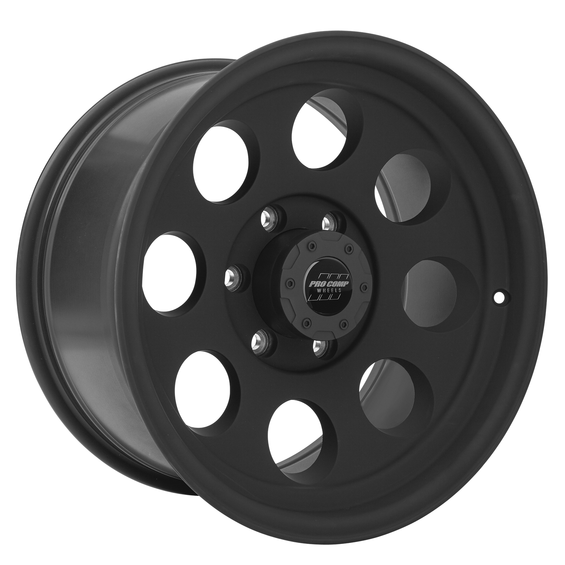Pro Comp Series 69 Matte Black 17x9 6x5.5 4.75BS Offset -6mm Cap P/N 8425041 7069-7983