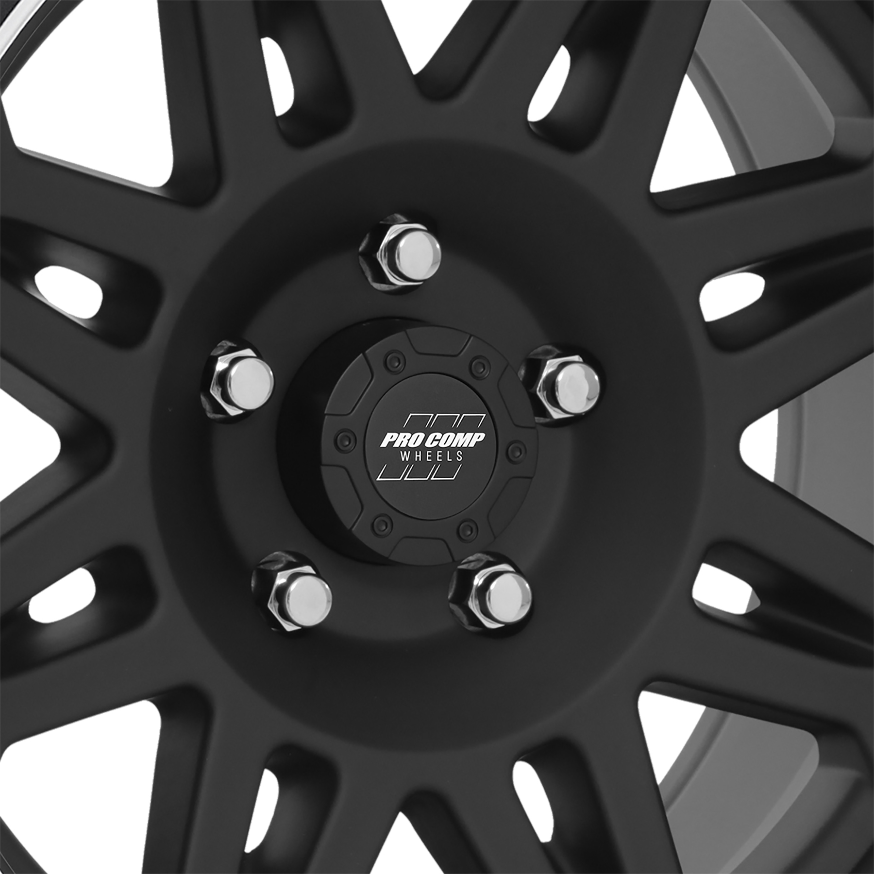 Pro Comp Torq Matte Black Machined 17x9 5x5 4.75BS Offset -6mm Cap P/N 8327041 7105-7973