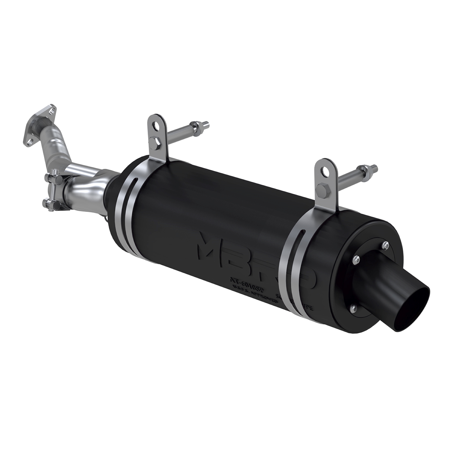 MBRP Exhaust Sport Muffler. USFS Approved Spark Arrestor Included. AT-6600SP