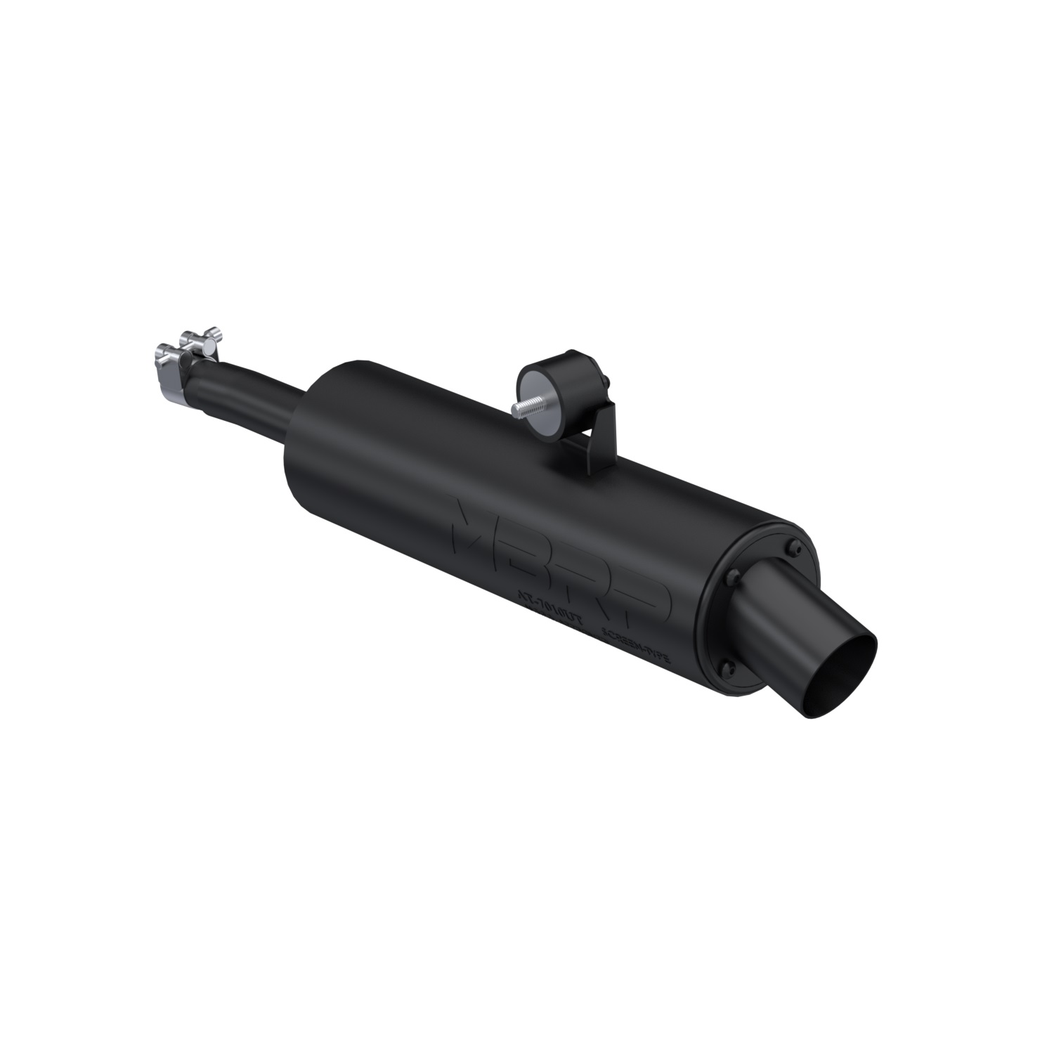 MBRP Exhaust Utility Muffler. USFS Approved Spark Arrestor. AT-7217