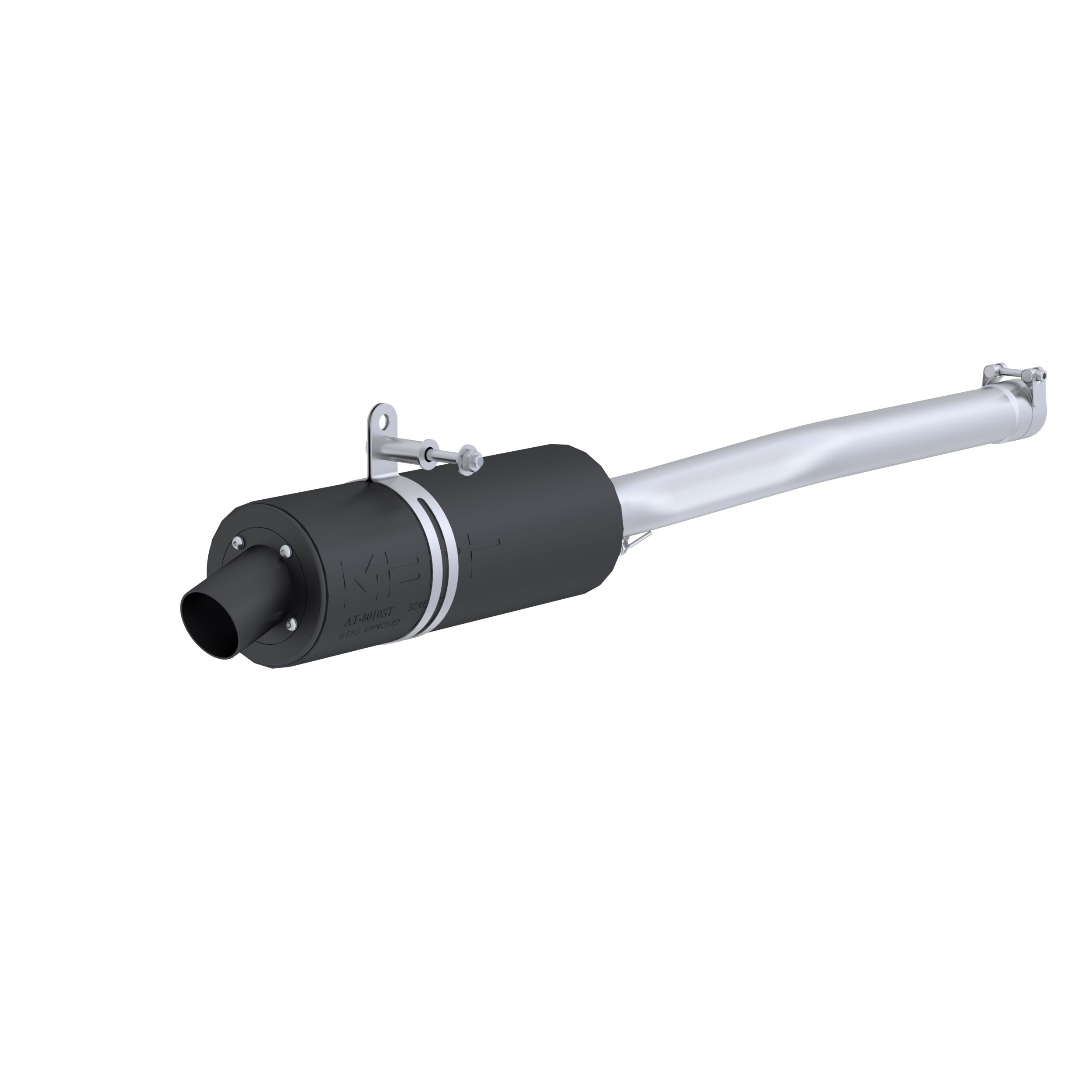 MBRP Exhaust Performance Muffler. USFS Approved Spark Arrestor Included. AT-8206P