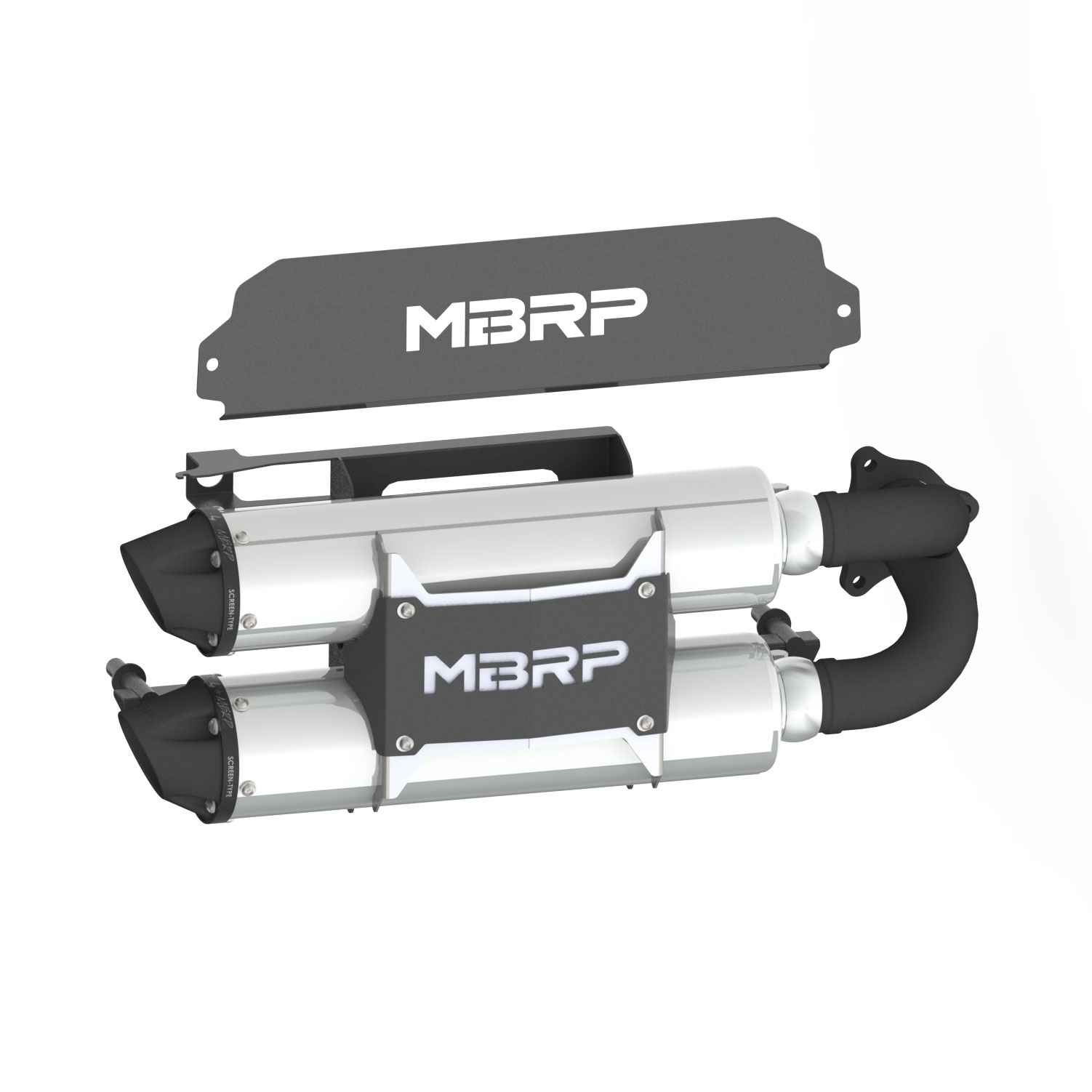 MBRP Exhaust Spark Arrestors Included. REPACK KIT PT-0016PK sold separately. AT-9524PT