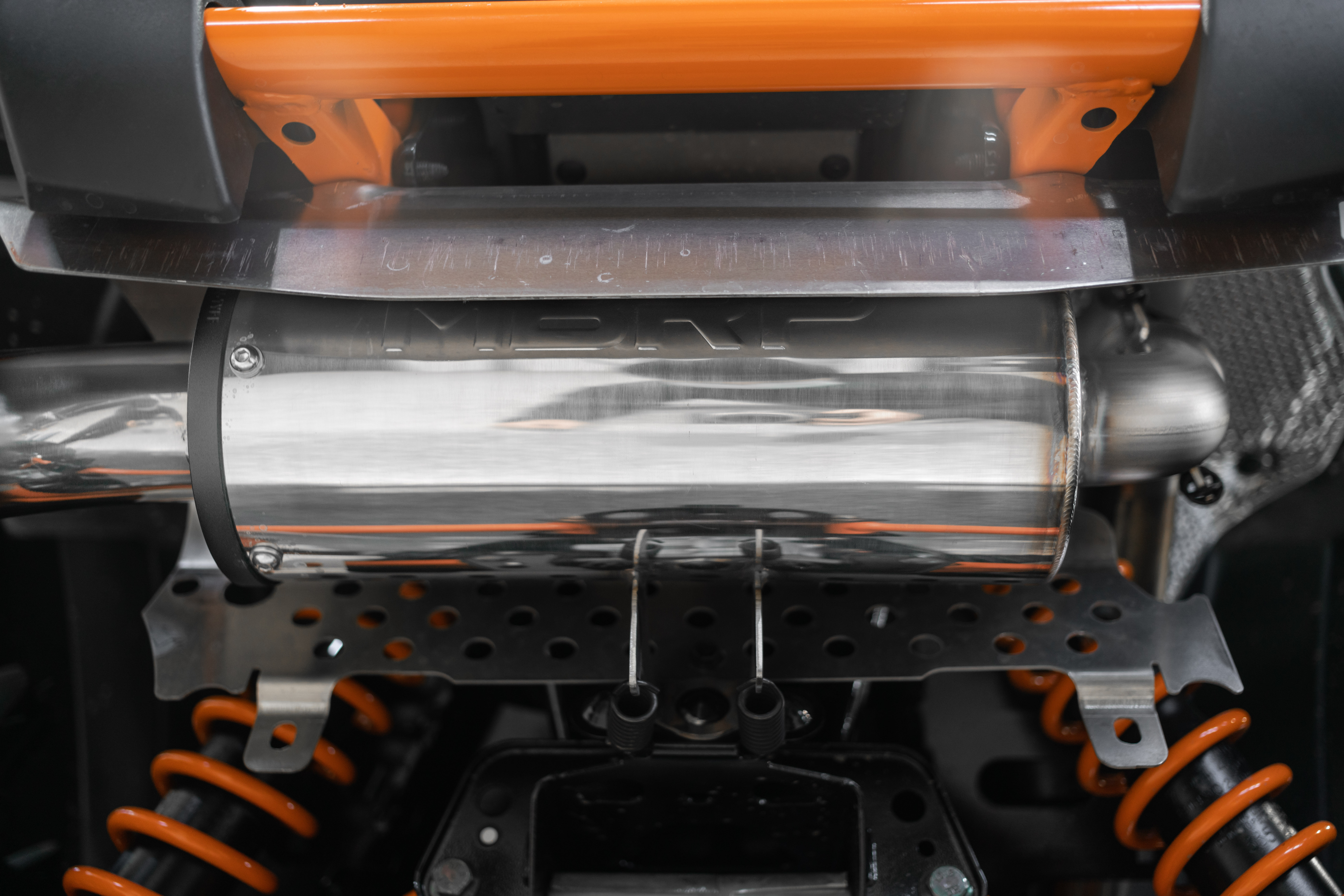 MBRP Exhaust Performance Muffler. Spark Arrestor Included. AT-9525PT