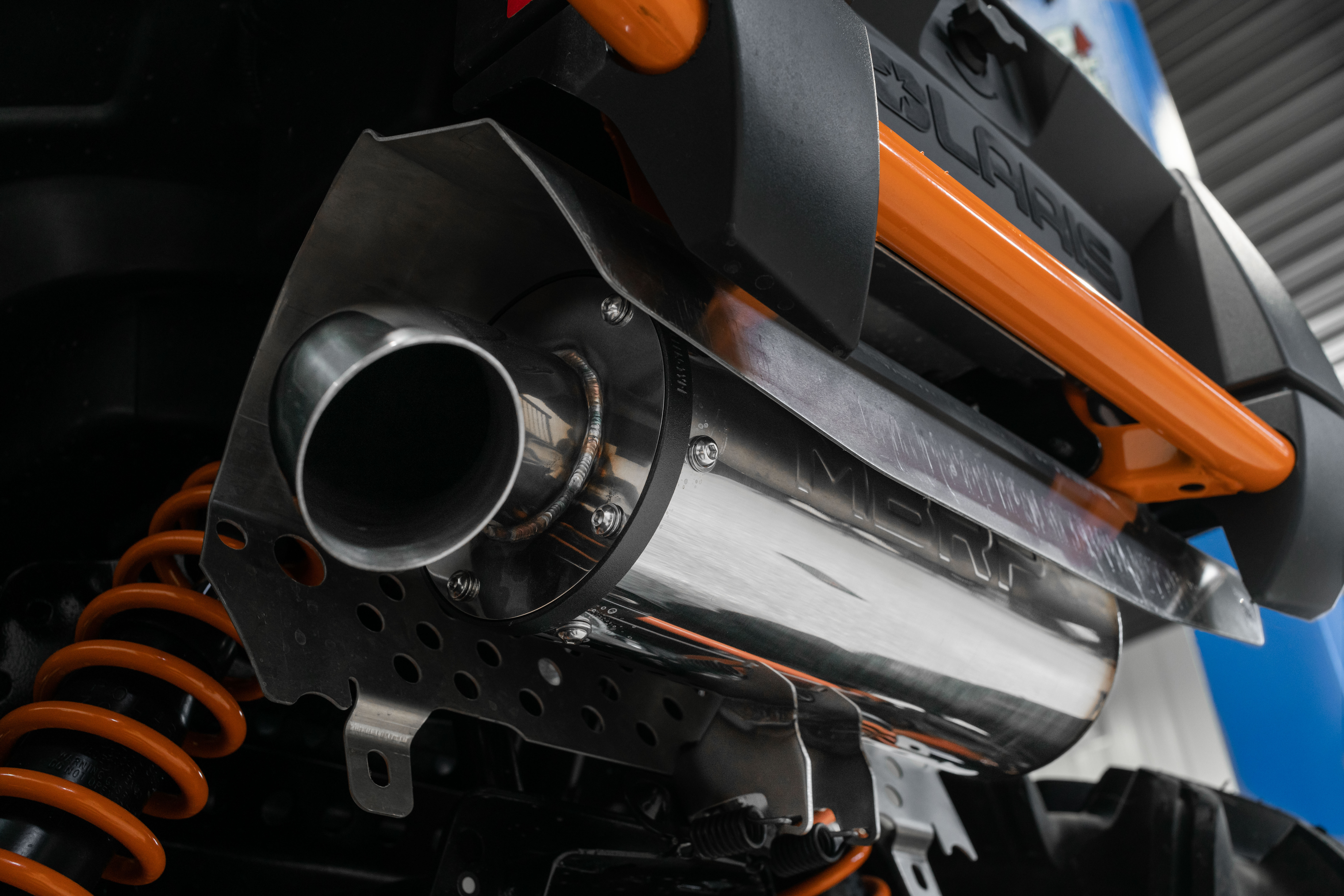 MBRP Exhaust Performance Muffler. Spark Arrestor Included. AT-9525PT