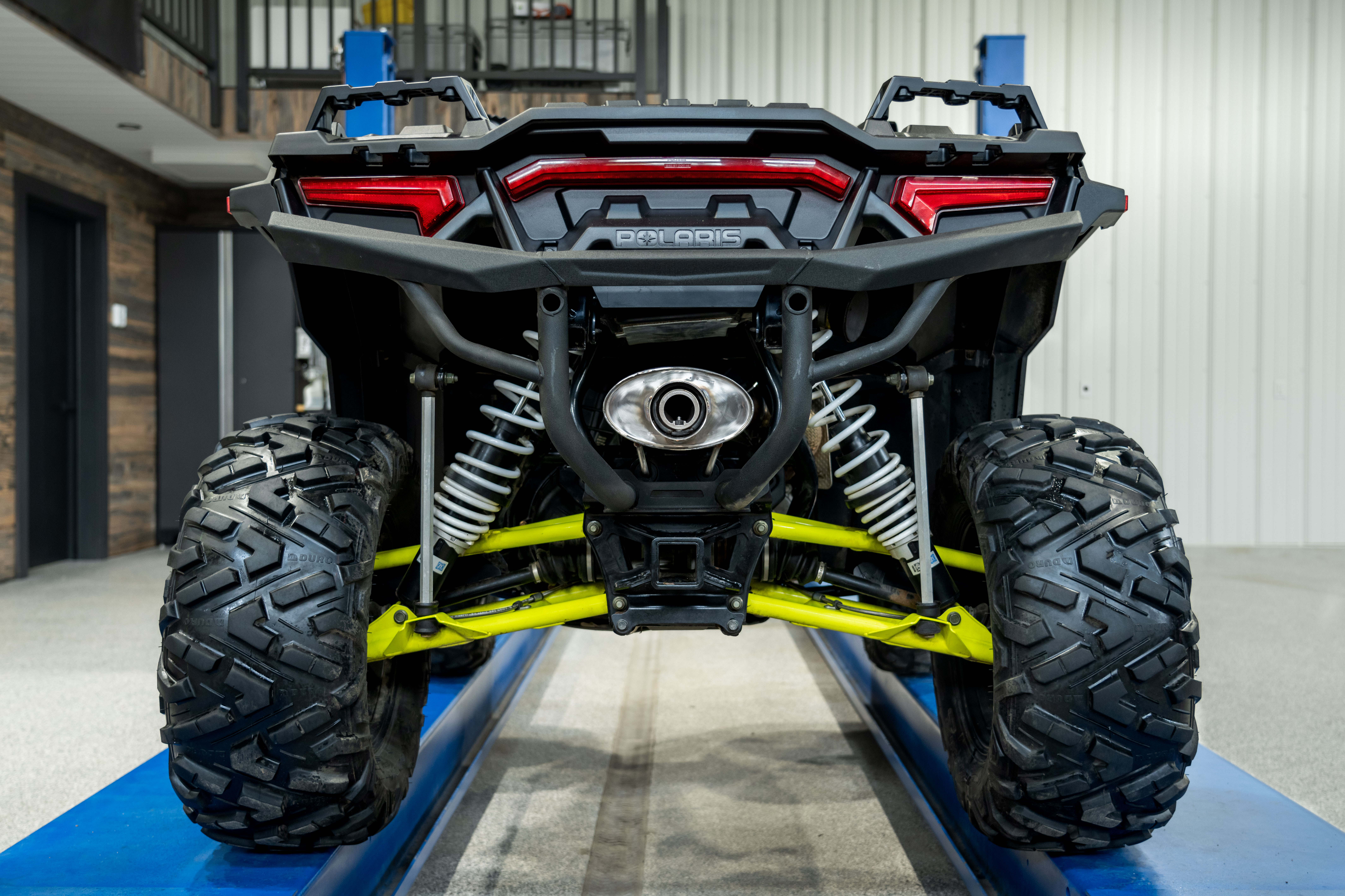 MBRP Exhaust Oval Slip-On Sport Muffler. Utilizes Stock Spark Arrestor. AT-9534SP