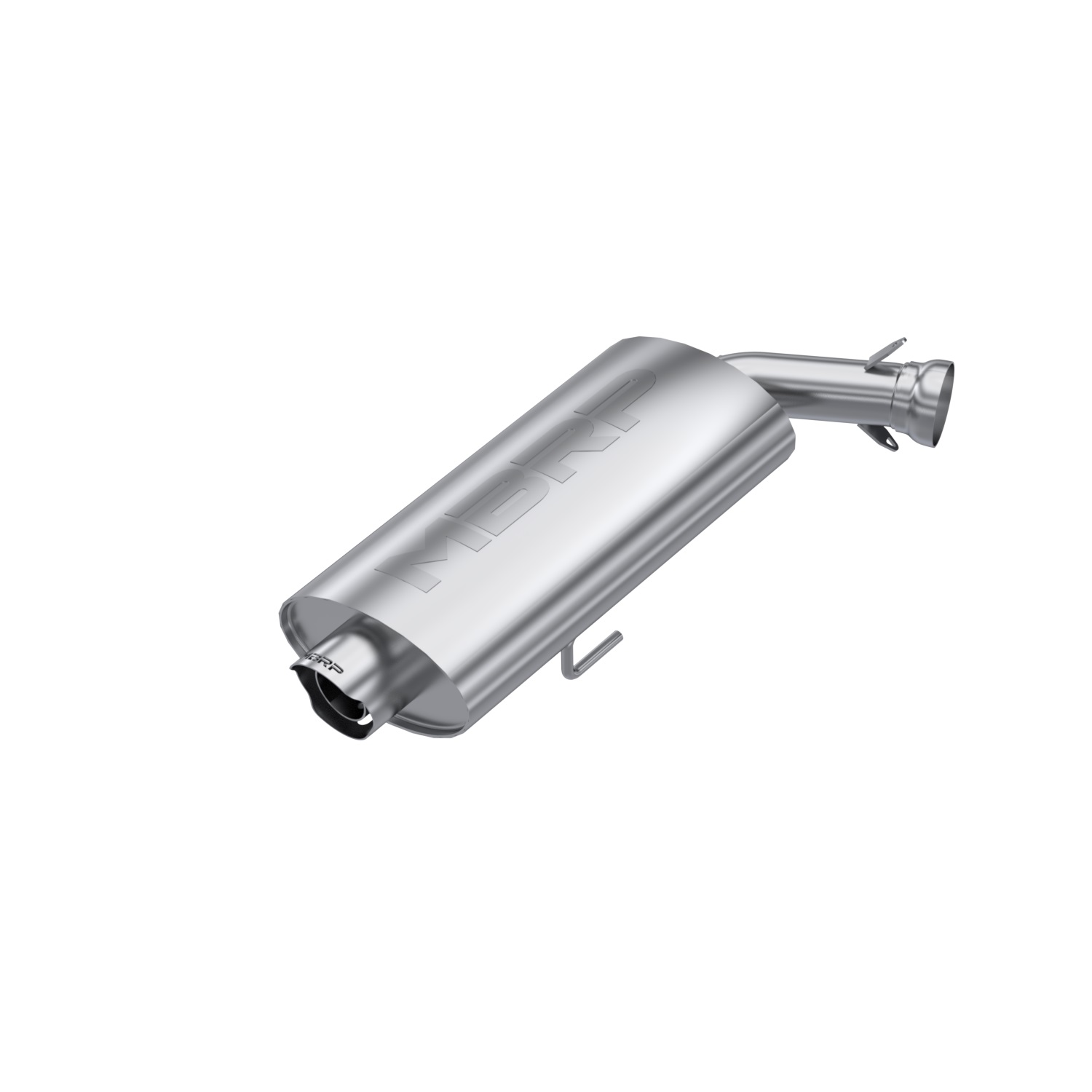MBRP Exhaust Oval Slip-On Sport Muffler. Utilizes Stock Spark Arrestor. AT-9534SP