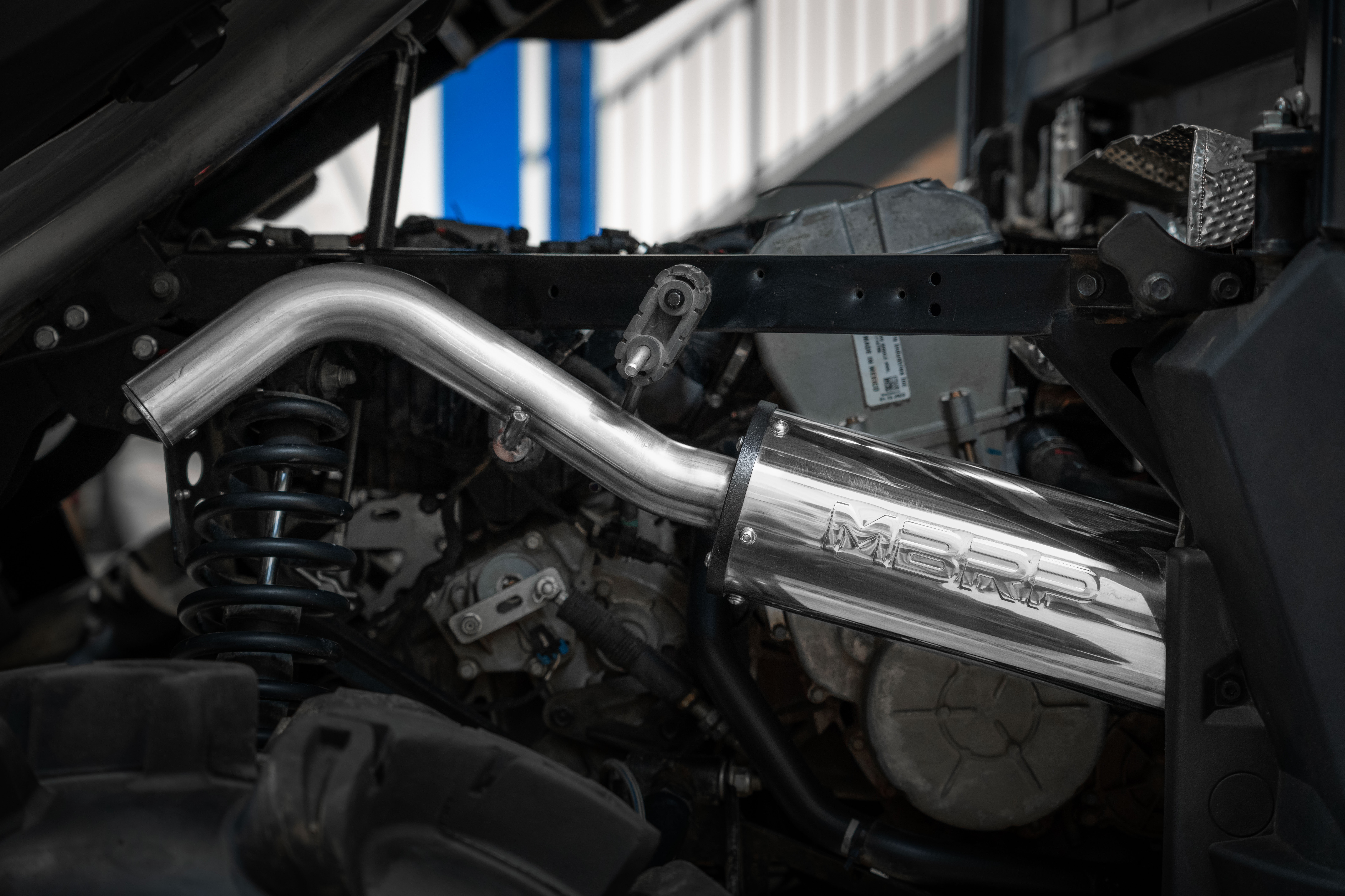 MBRP Exhaust Performance Muffler. Utilizes Factory Spark Arrestor. AT-9535PT