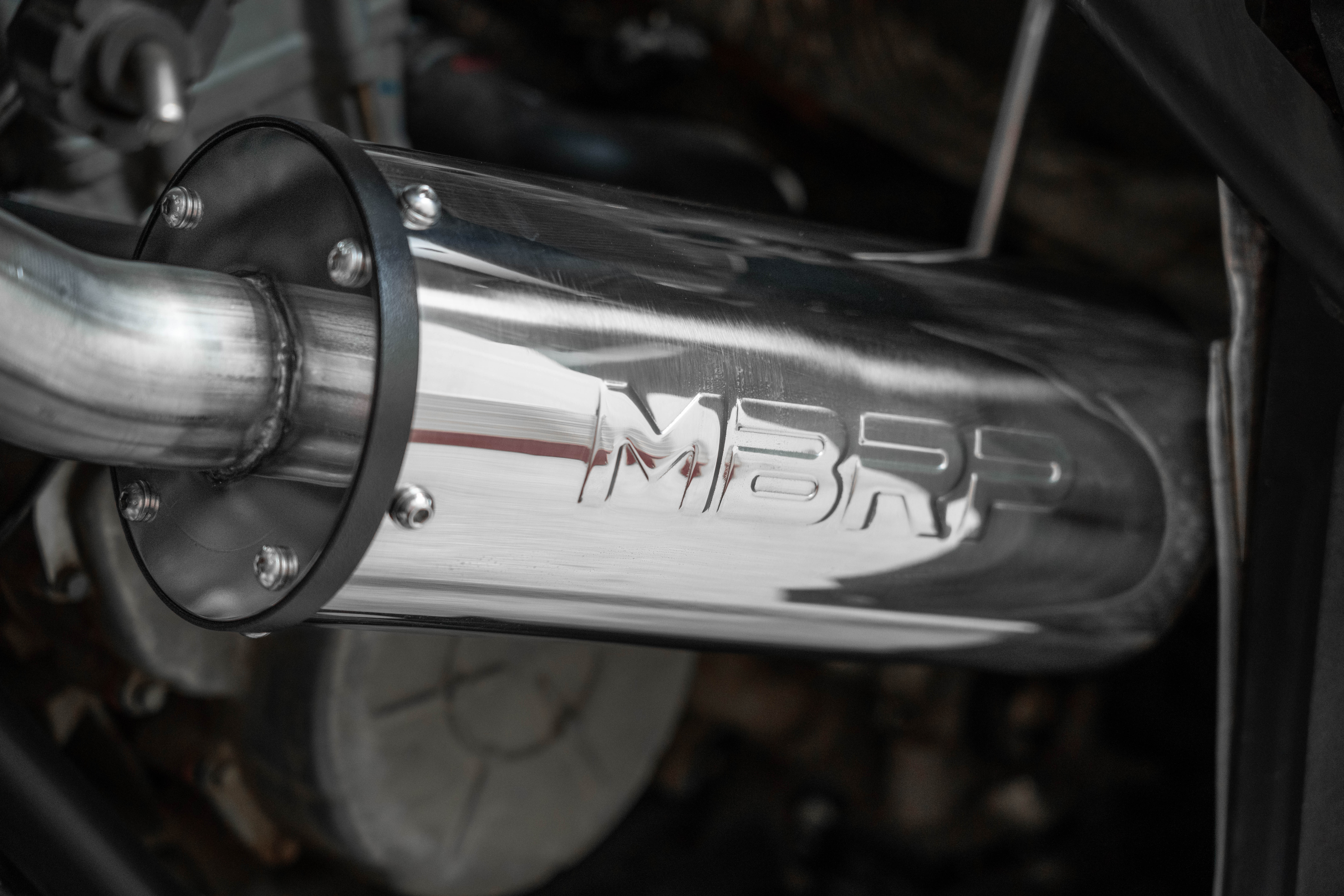 MBRP Exhaust Performance Muffler. Utilizes Factory Spark Arrestor. AT-9535PT