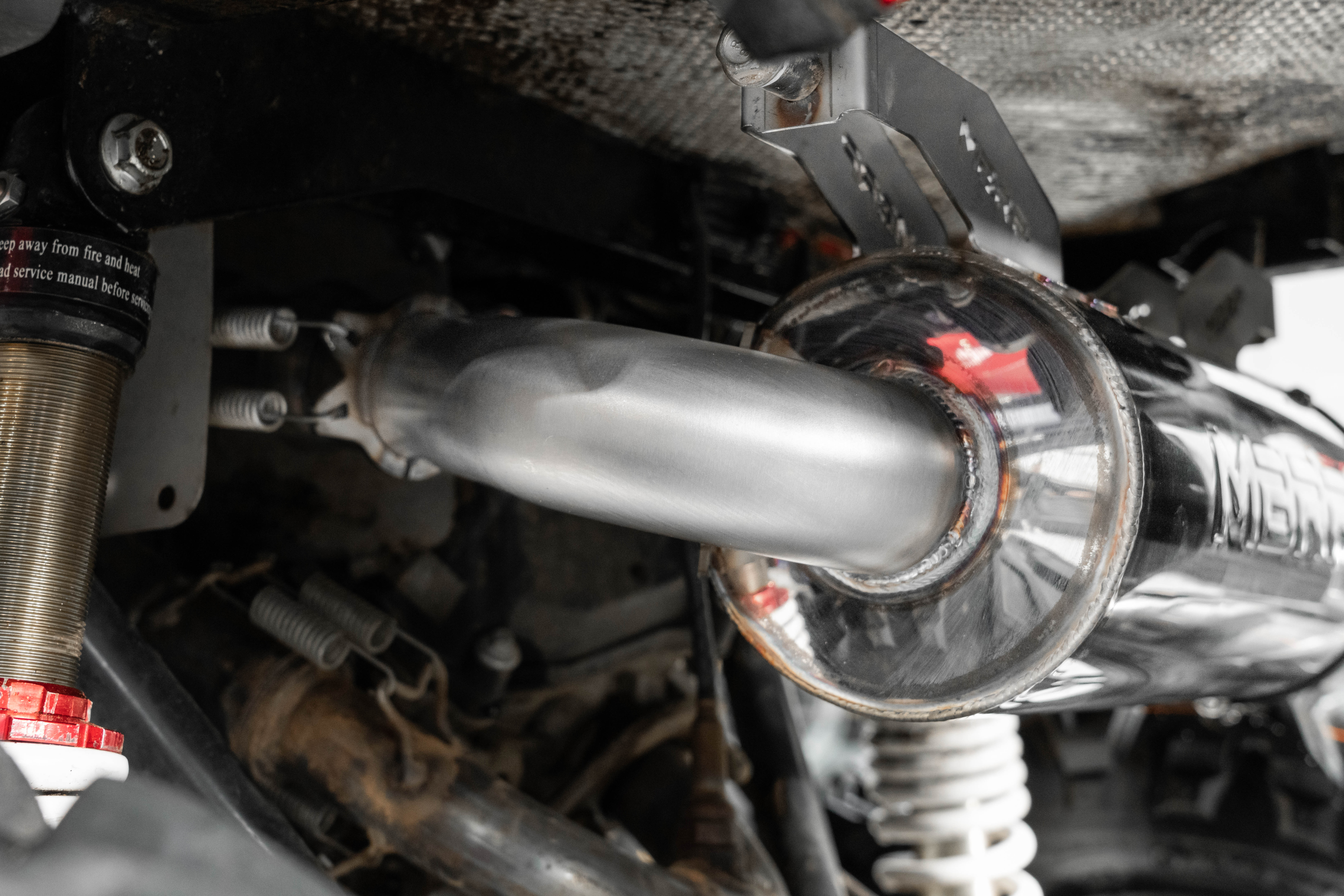 MBRP Exhaust Performance Muffler. Spark Arrestor Included. Packed Muffler AT-9801PT