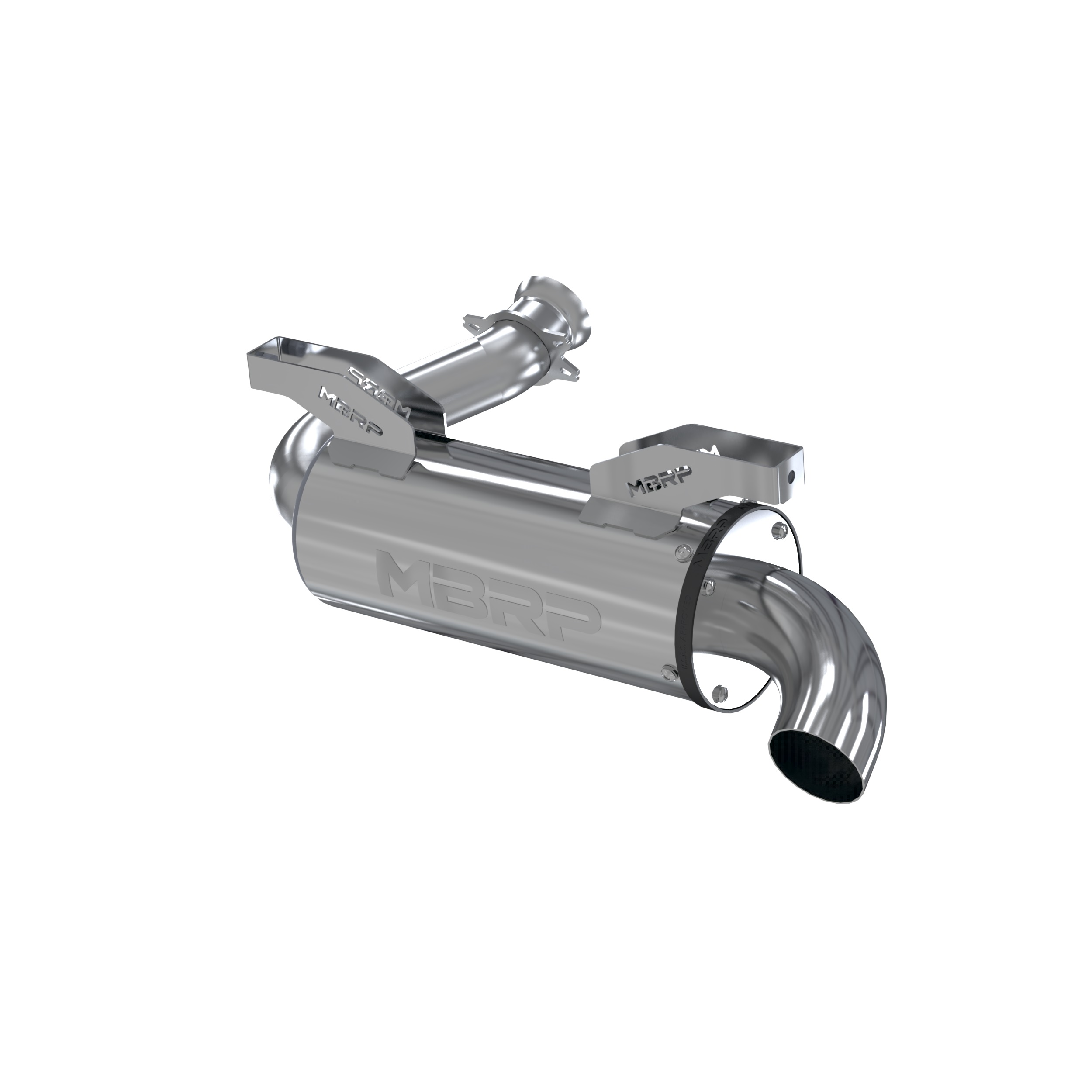 MBRP Exhaust Performance Muffler. Spark Arrestor Included. Packed Muffler AT-9801PT