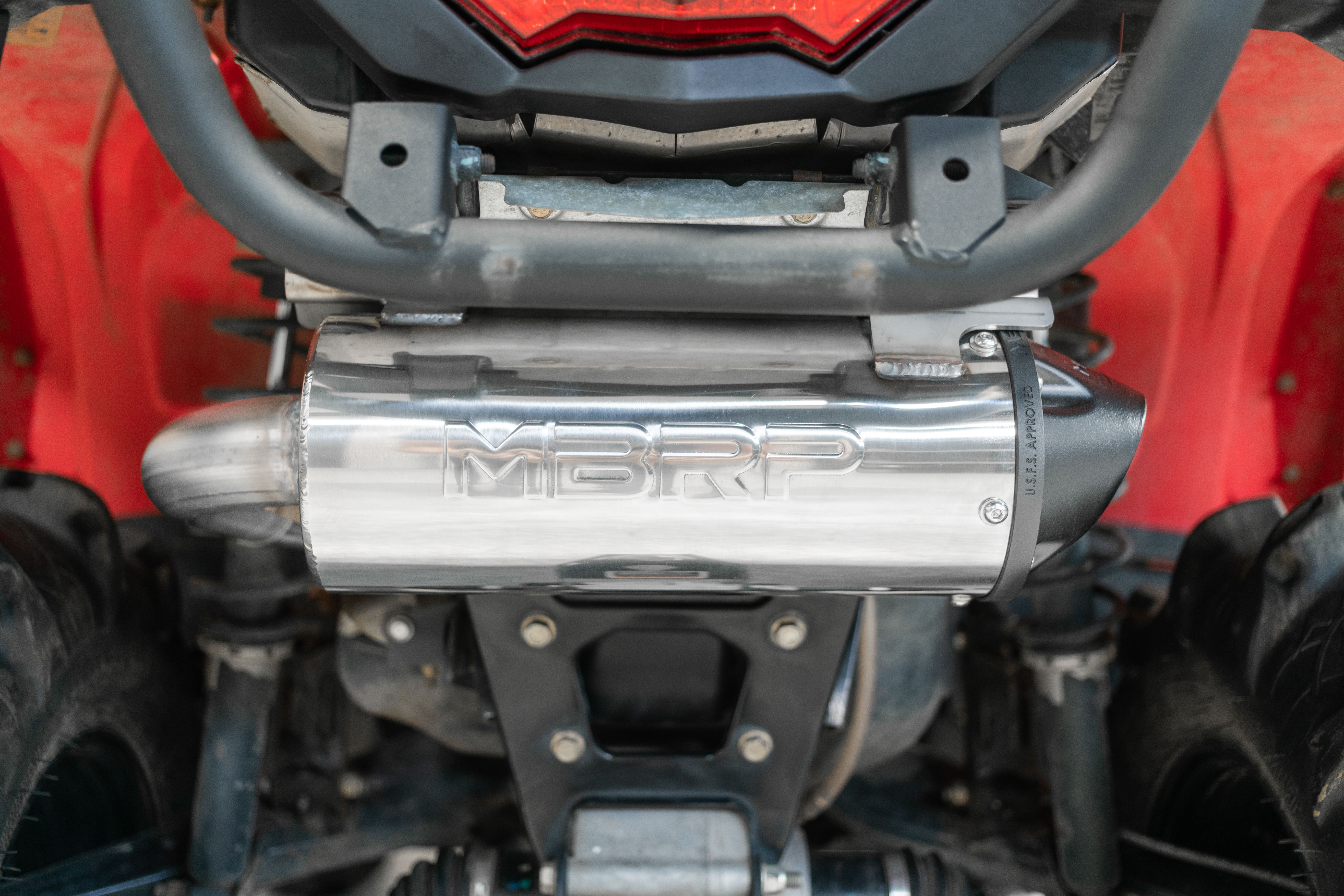 MBRP Exhaust Performance Muffler. Spark Arrestors Included. AT-9214PT