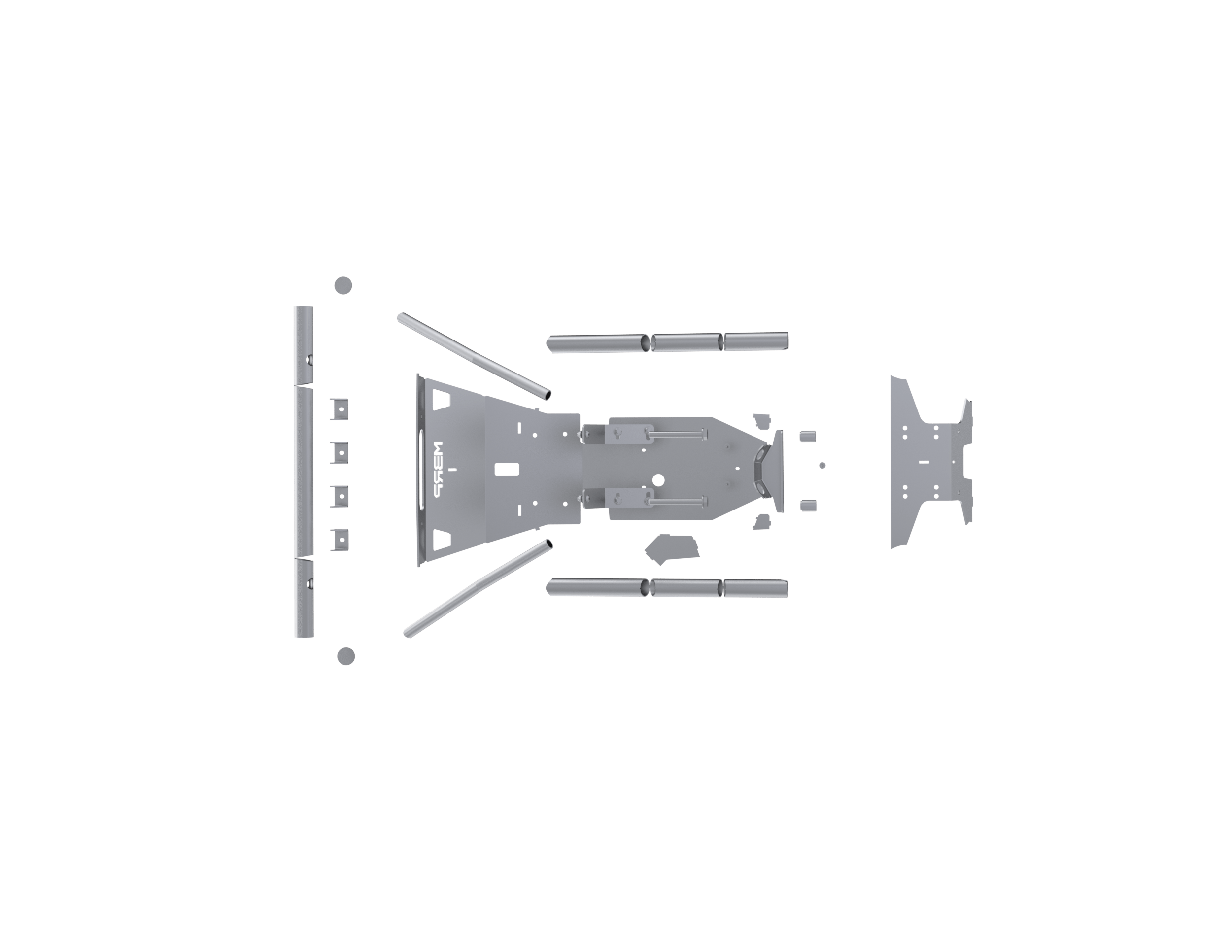 MBRP Exhaust MBRP Steel Front Race Bumper. AC-9219-02