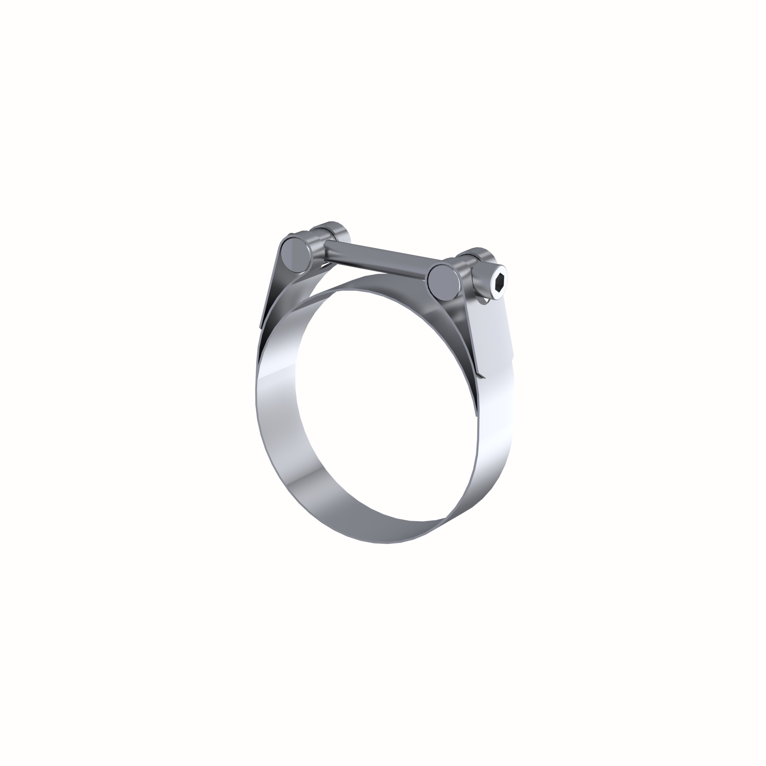 MBRP Exhaust 2.75in. Barrel Band Clamp-Stainless Steel GP20275