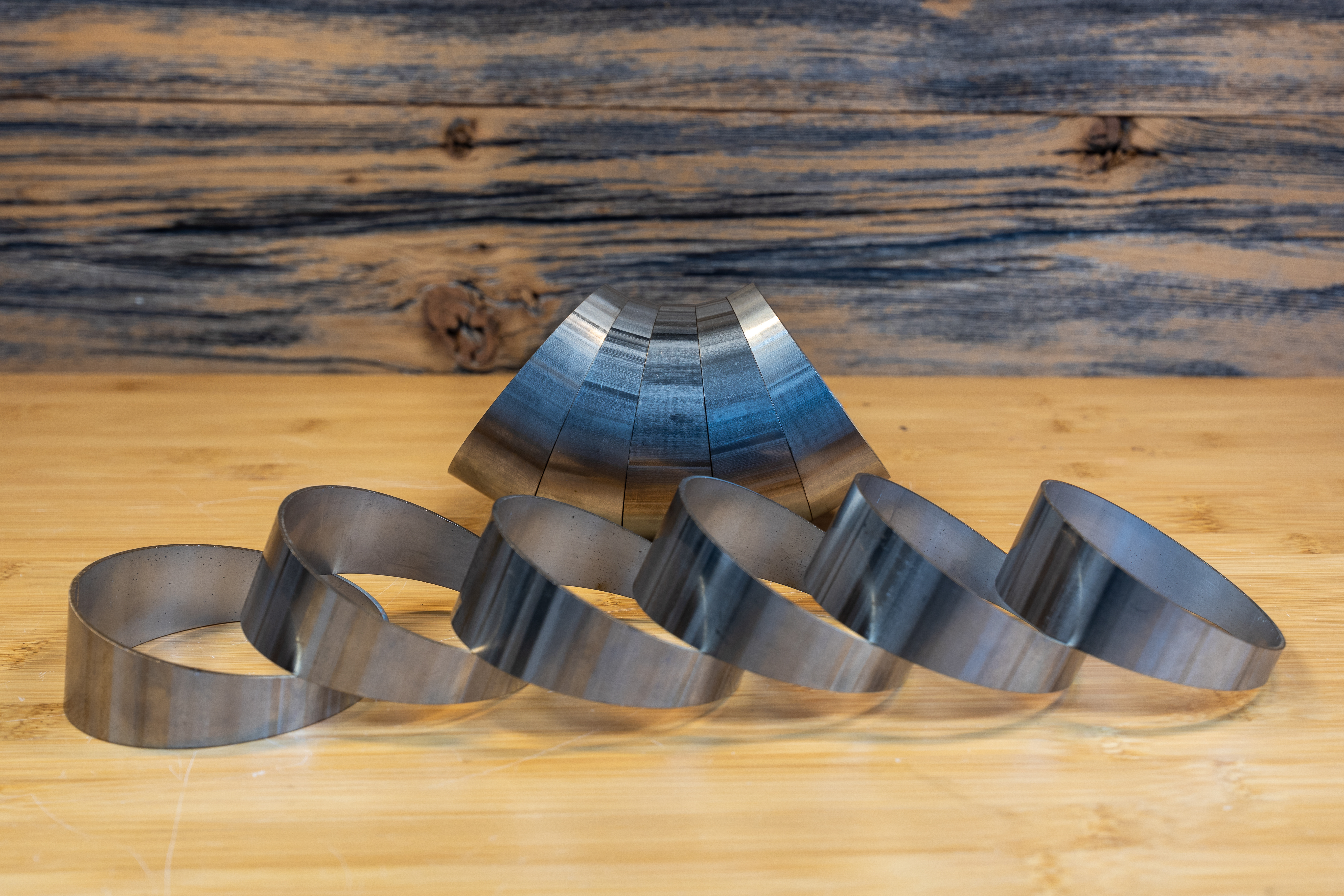 MBRP Exhaust T304SS 3.5" Diameter, 180 degree, Pie Cut. PC15212