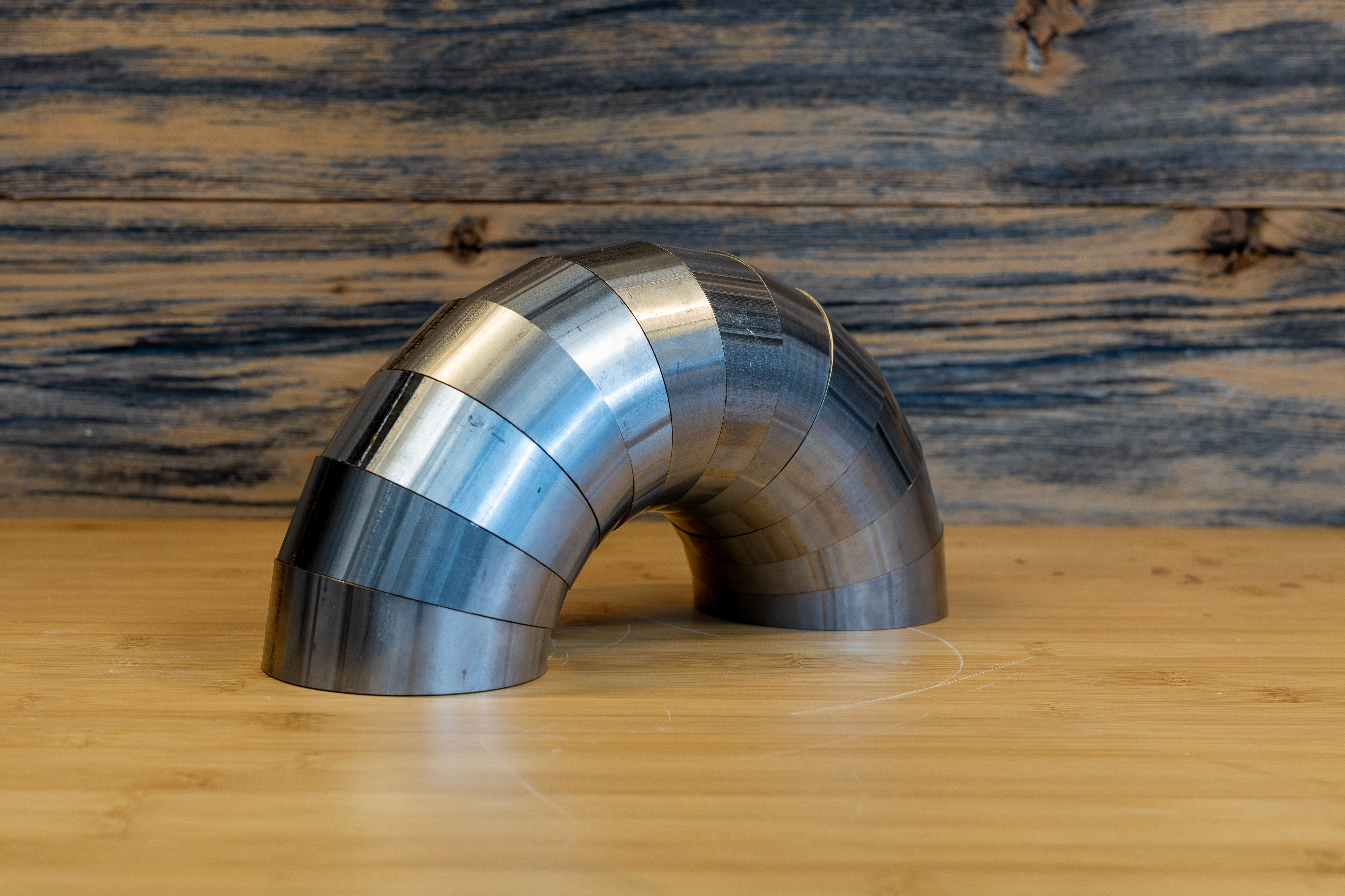 MBRP Exhaust T304SS 3.5" Diameter, 180 degree, Pie Cut. PC15212