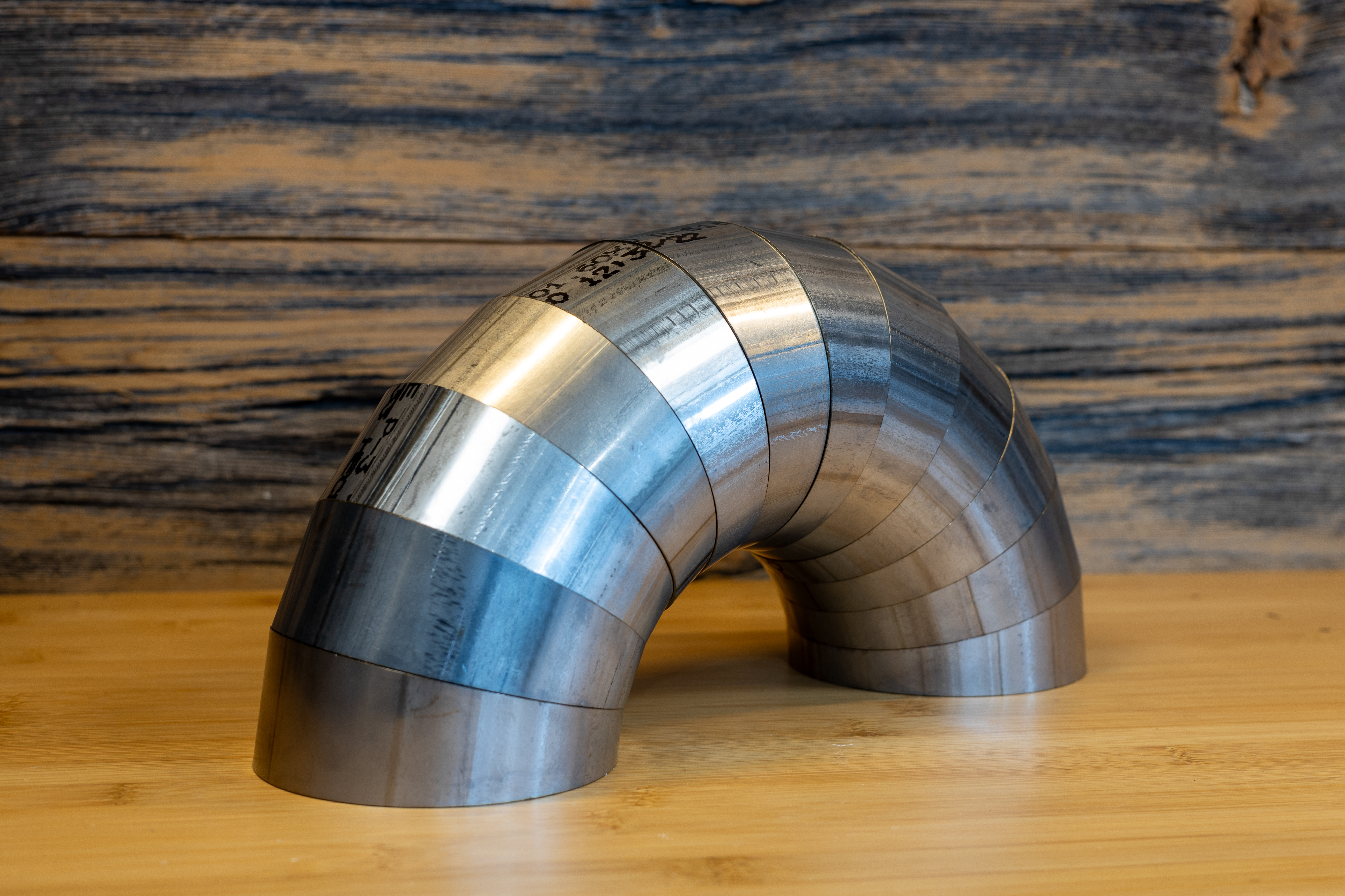 MBRP Exhaust T304SS 4" Diameter, 180 degree, Pie Cut. PC15213