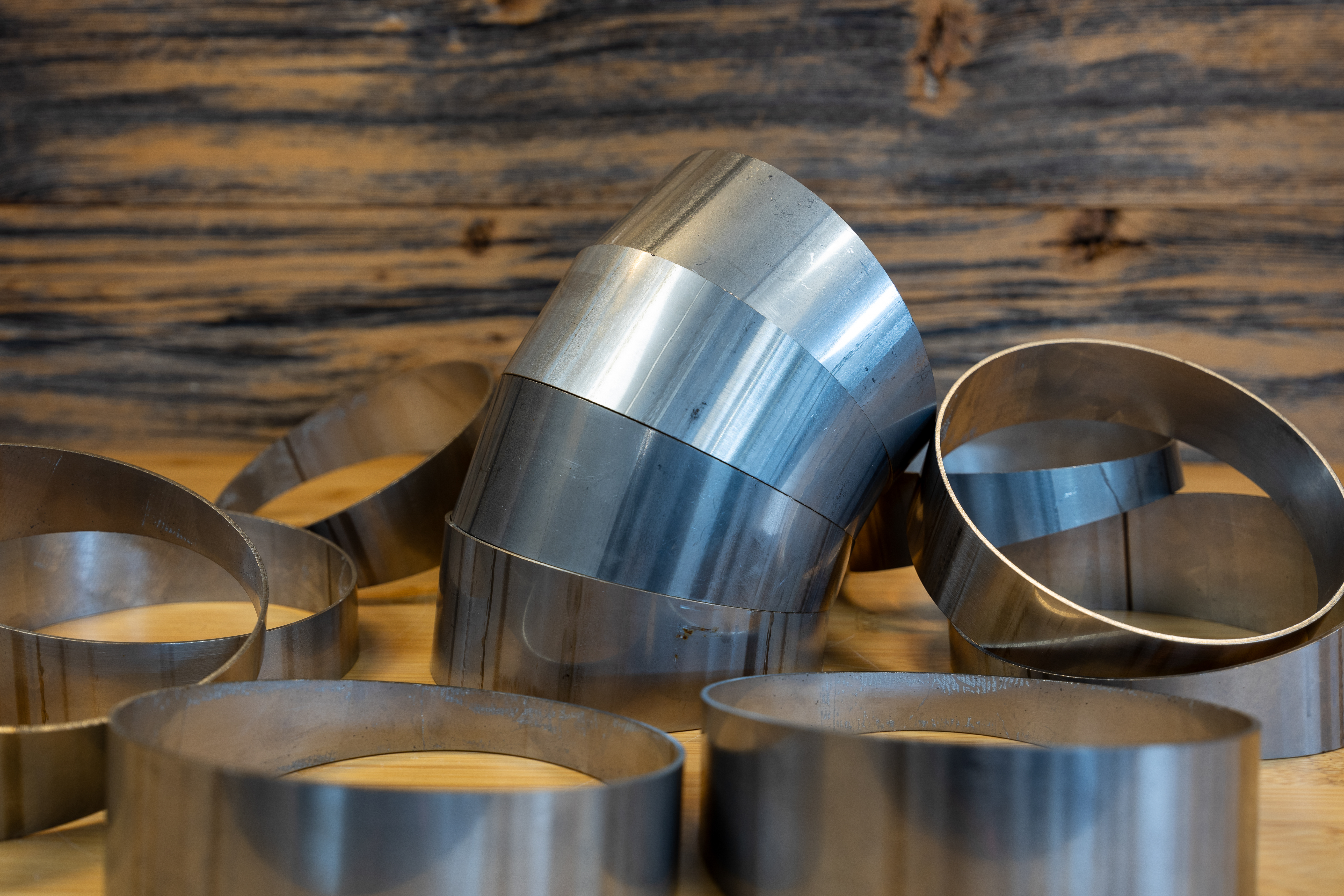 MBRP Exhaust T304SS 5" Diameter, 180 degree, Pie Cut. PC15214